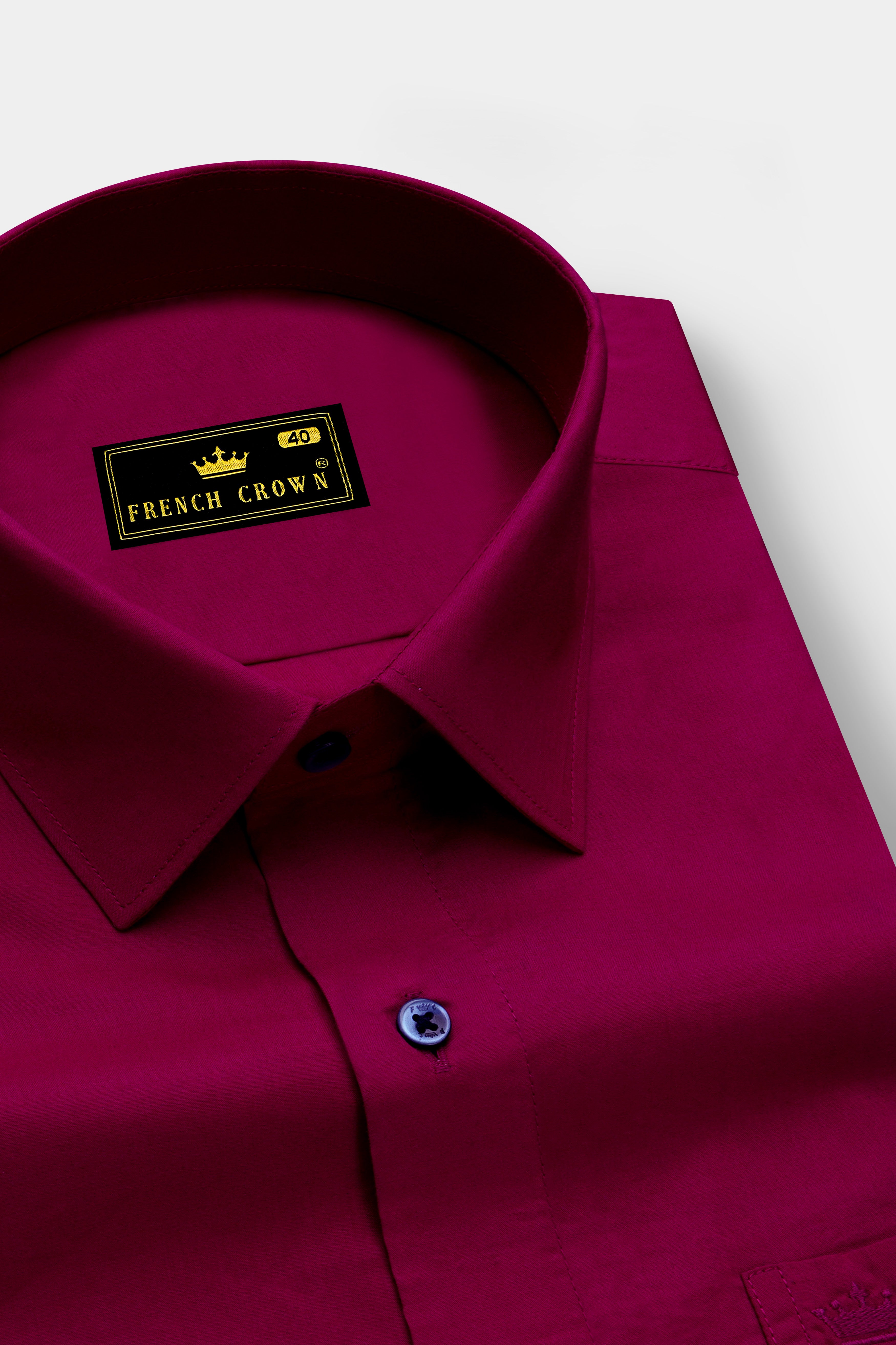 Claret Maroon Super Soft Premium Cotton Shirt