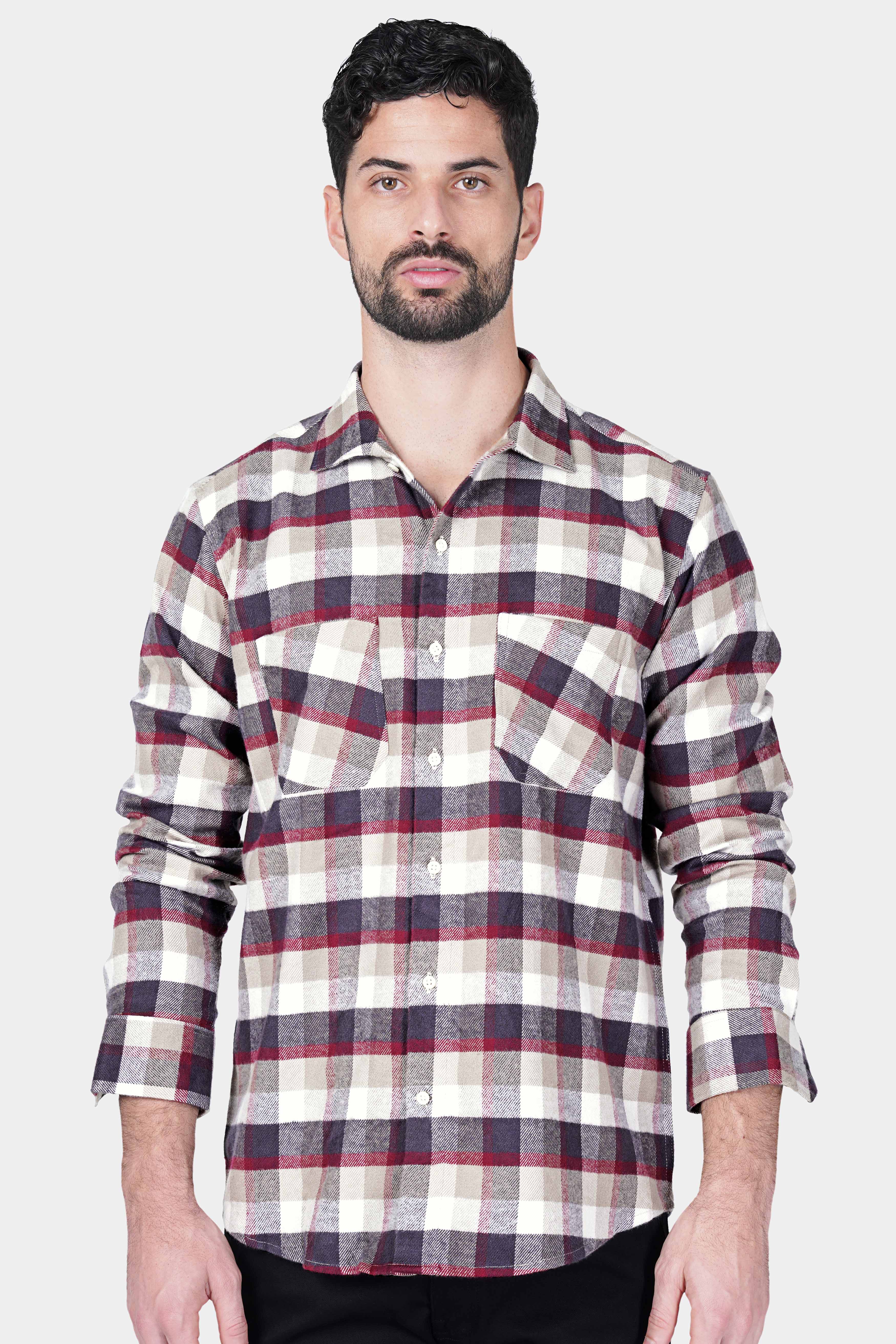 Comet Grey with Merlot Red Checkered and Printed Flannel Designer Shirt 9058-CA-OS-RPRT118-38, 9058-CA-OS-RPRT118-H-38, 9058-CA-OS-RPRT118-39, 9058-CA-OS-RPRT118-H-39, 9058-CA-OS-RPRT118-40, 9058-CA-OS-RPRT118-H-40, 9058-CA-OS-RPRT118-42, 9058-CA-OS-RPRT118-H-42, 9058-CA-OS-RPRT118-44, 9058-CA-OS-RPRT118-H-44, 9058-CA-OS-RPRT118-46, 9058-CA-OS-RPRT118-H-46, 9058-CA-OS-RPRT118-48, 9058-CA-OS-RPRT118-H-48, 9058-CA-OS-RPRT118-50, 9058-CA-OS-RPRT118-H-50, 9058-CA-OS-RPRT118-52, 9058-CA-OS-RPRT118-H-52