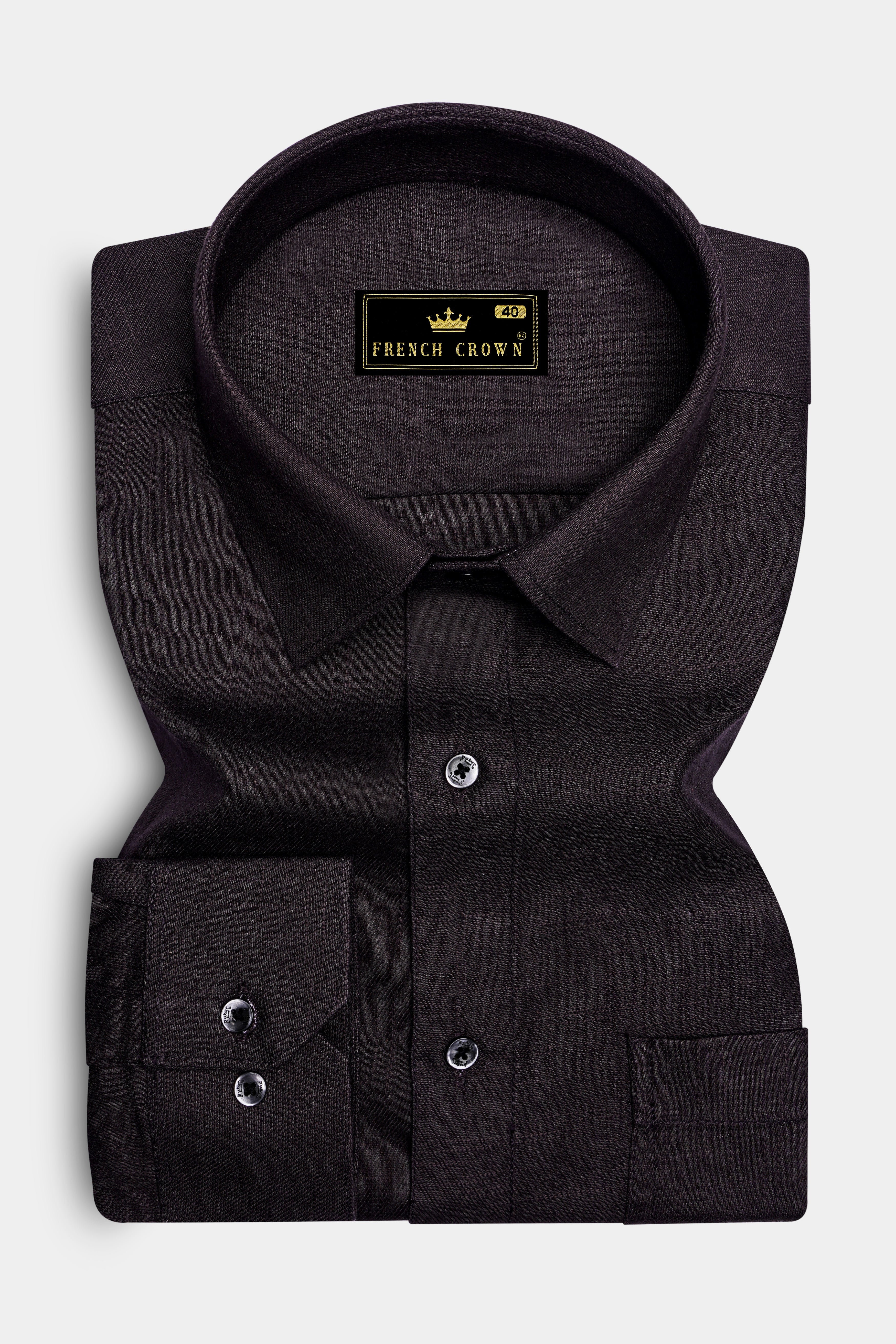 Thunder Brown Royal Oxford Designer Overshirt/Shacket