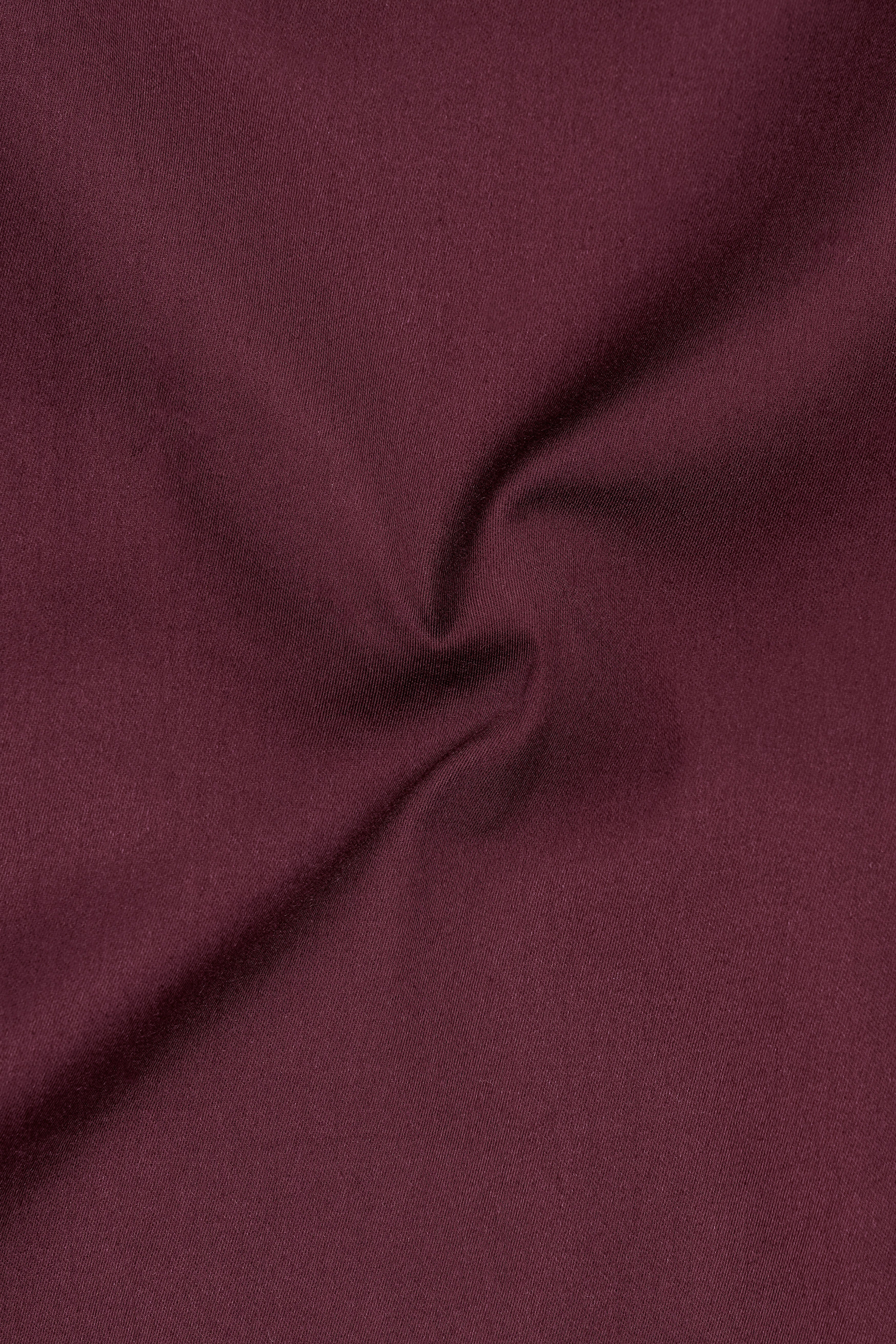 Wine Berry Premium Cotton Shirt