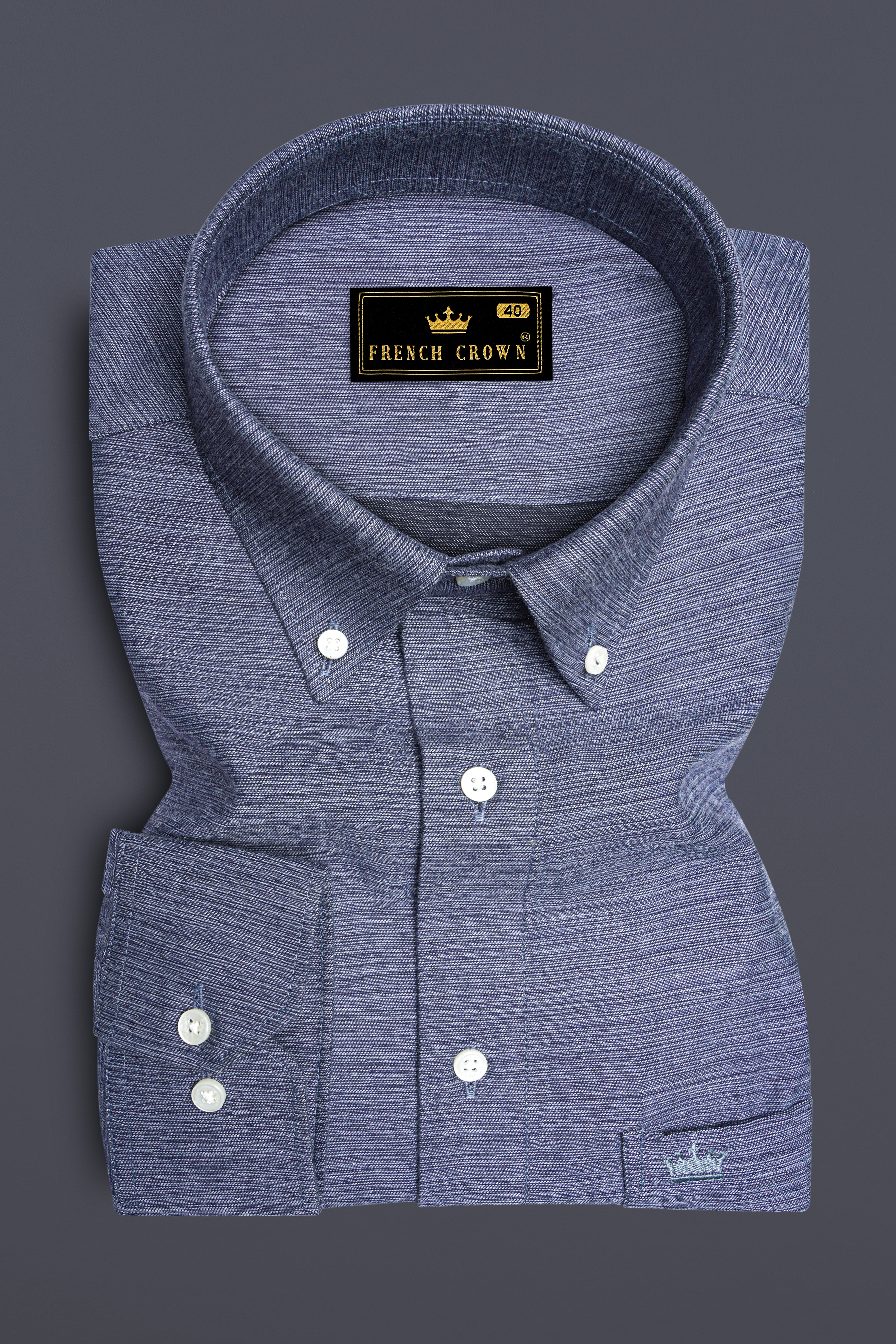 Bayoux Gray Button Down Flannel Shirt