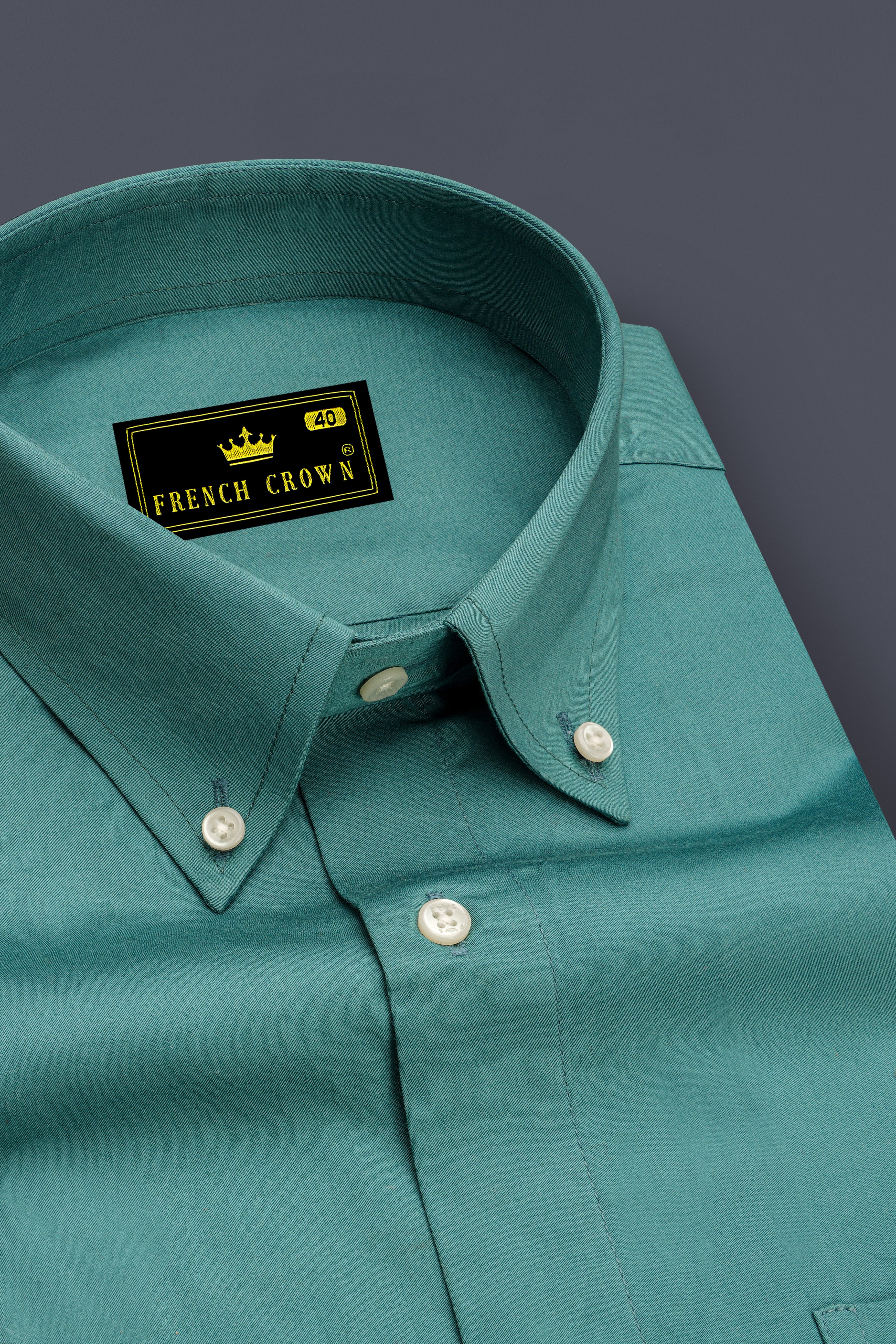 Oxley blue Button-Down Royal Oxford