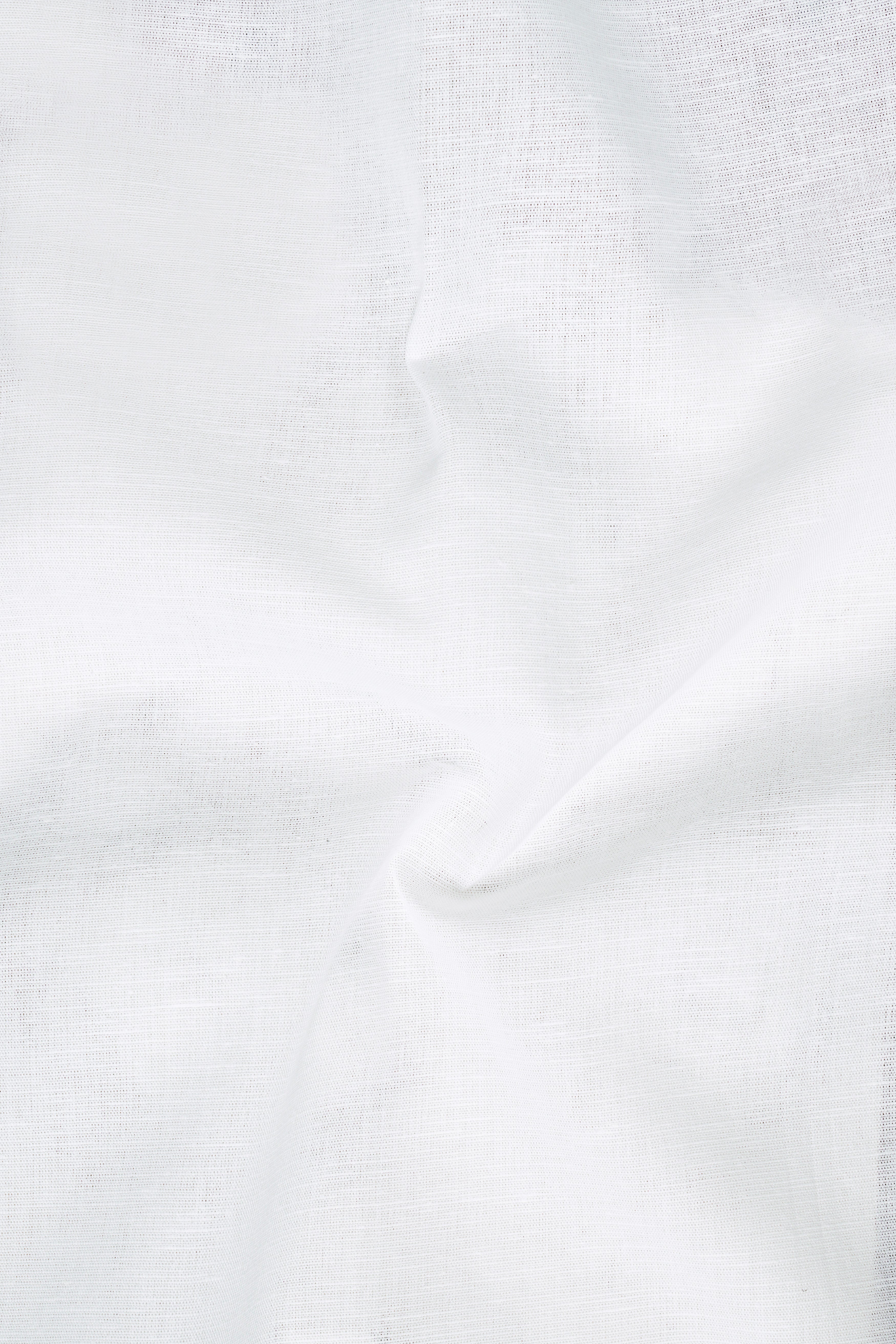 Bright White Luxurious Italian Linen Shirt