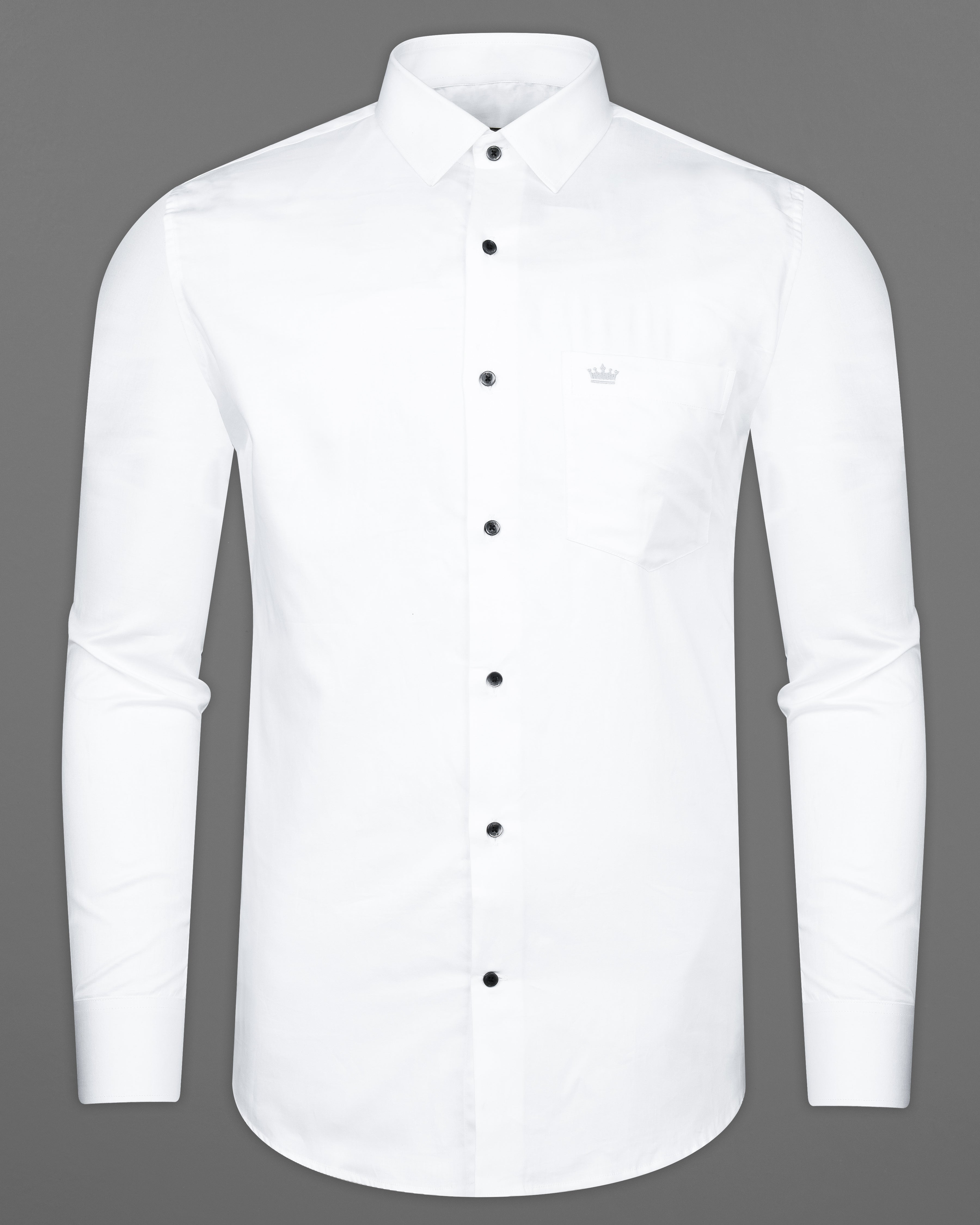 Bright White with Black Leather Elbow Patchwork Super Soft Premium Cotton Designer Shirt 9802-BLK-P129-38, 9802-BLK-P129-H-38, 9802-BLK-P129-39, 9802-BLK-P129-H-39, 9802-BLK-P129-40, 9802-BLK-P129-H-40, 9802-BLK-P129-42, 9802-BLK-P129-H-42, 9802-BLK-P129-44, 9802-BLK-P129-H-44, 9802-BLK-P129-46, 9802-BLK-P129-H-46, 9802-BLK-P129-48, 9802-BLK-P129-H-48, 9802-BLK-P129-50, 9802-BLK-P129-H-50, 9802-BLK-P129-52, 9802-BLK-P129-H-52
