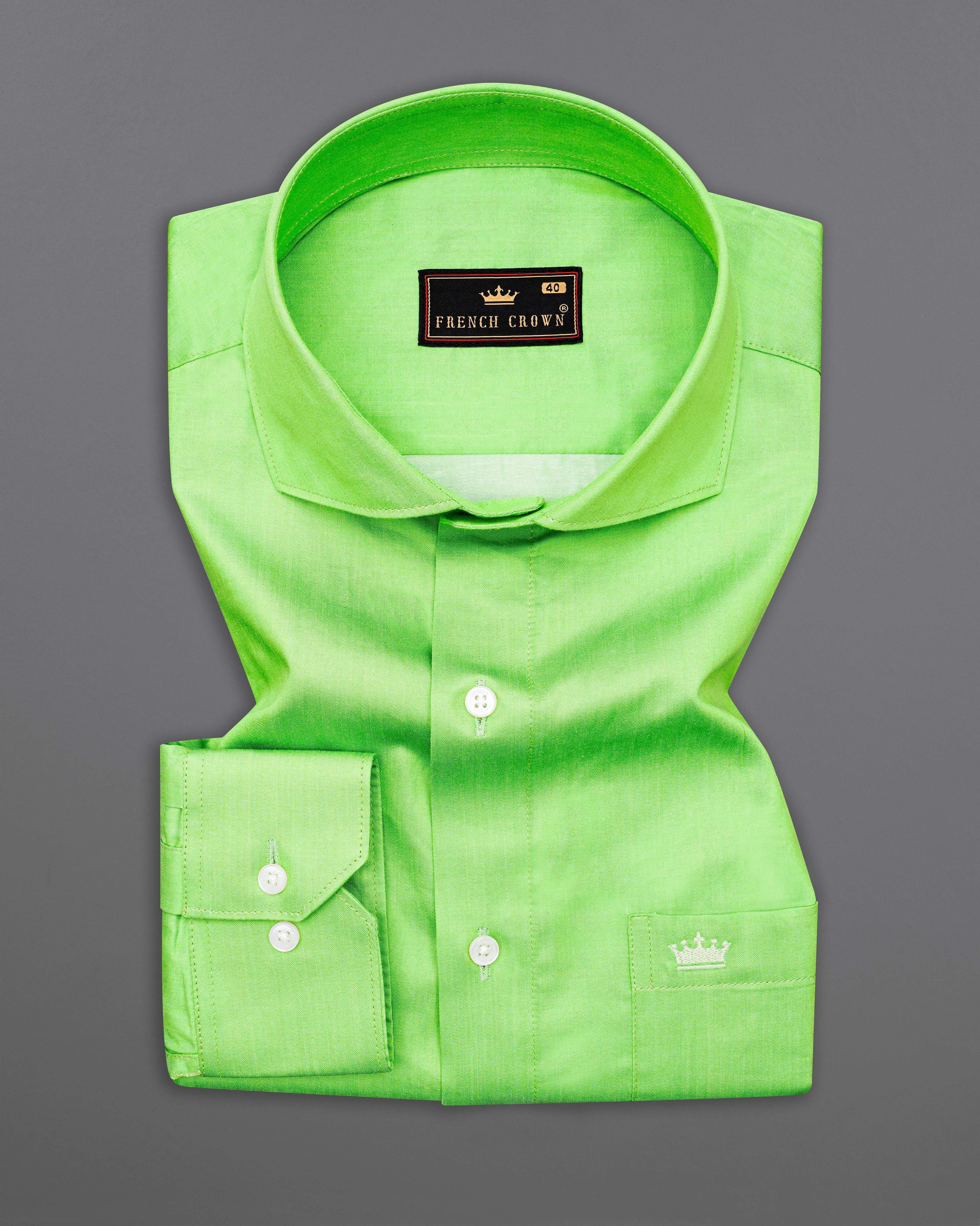 Muscat Green Super Soft Premium Cotton Shirt 9877-CA-38, 9877-CA-H-38, 9877-CA-39, 9877-CA-H-39, 9877-CA-40, 9877-CA-H-40, 9877-CA-42, 9877-CA-H-42, 9877-CA-44, 9877-CA-H-44, 9877-CA-46, 9877-CA-H-46, 9877-CA-48, 9877-CA-H-48, 9877-CA-50, 9877-CA-H-50, 9877-CA-52, 9877-CA-H-52