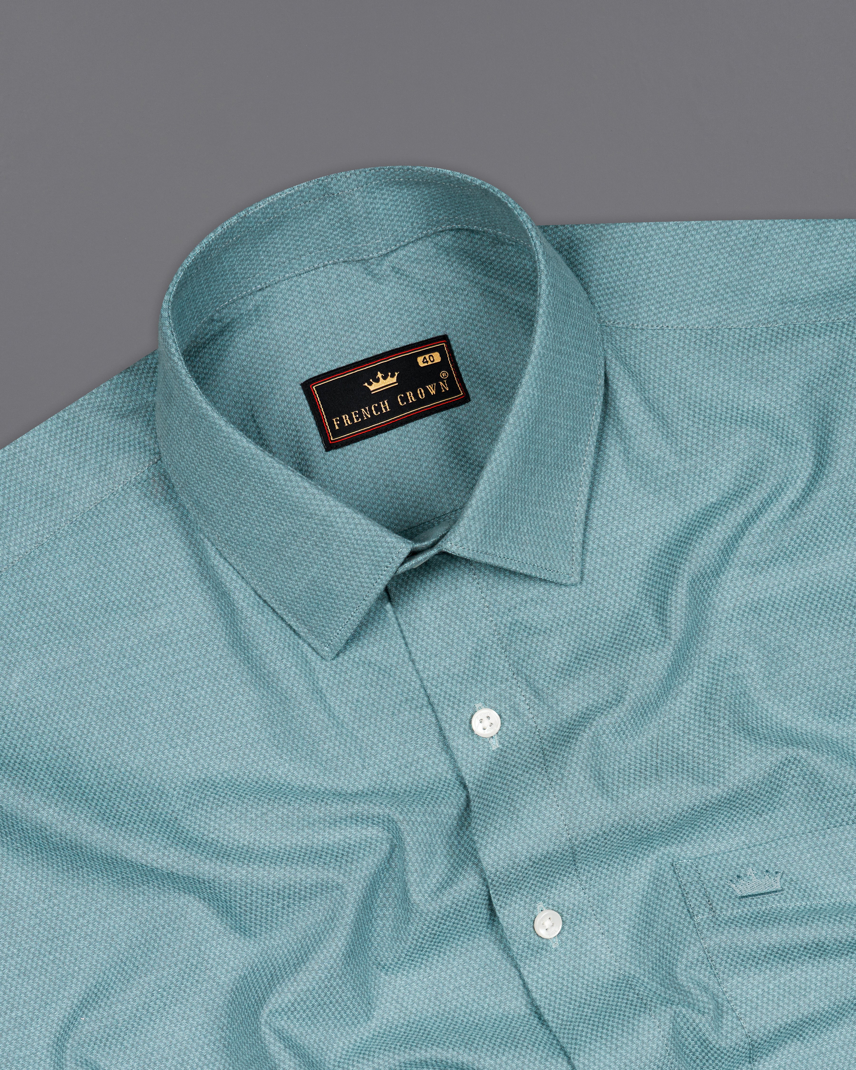 Horizon Green Dobby Textured Premium Giza Cotton Shirt 9949-38, 9949-H-38, 9949-39, 9949-H-39, 9949-40, 9949-H-40, 9949-42, 9949-H-42, 9949-44, 9949-H-44, 9949-46, 9949-H-46, 9949-48, 9949-H-48, 9949-50, 9949-H-50, 9949-52, 9949-H-52