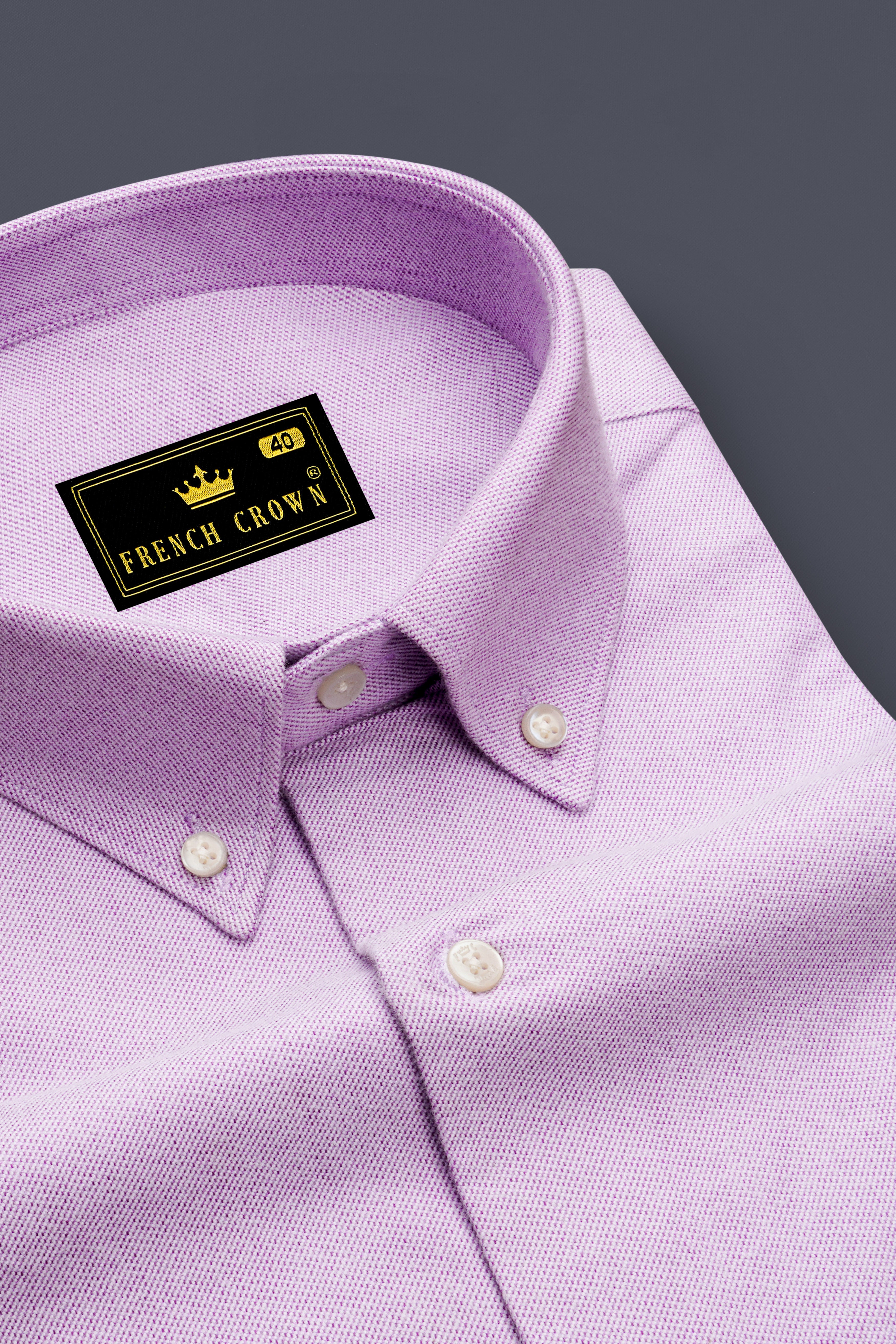 Wisteria Purple Royal Oxford Overshirt/Shacket