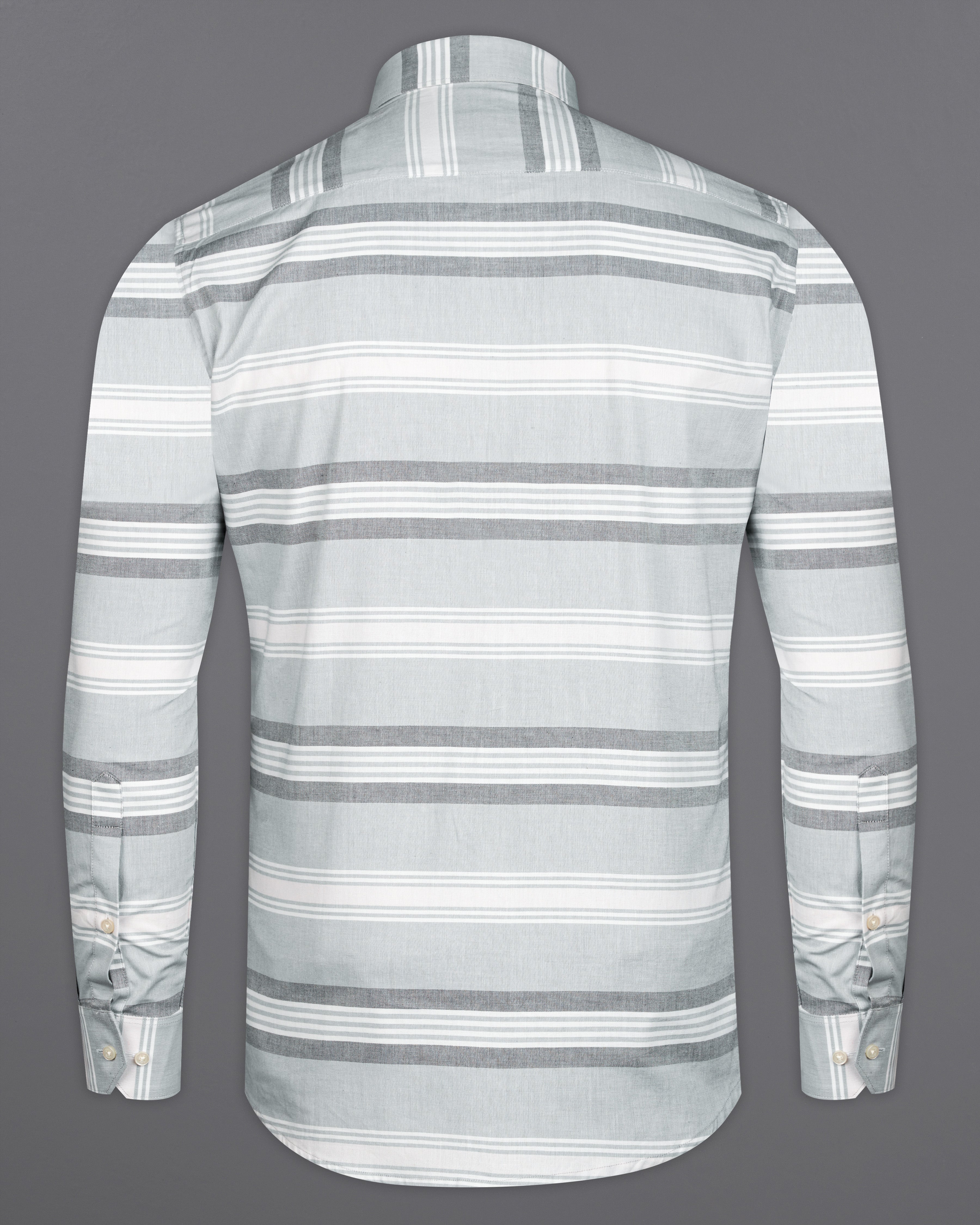 Geyser Gray and White Striped Royal Oxford Shirt 9974-BD-38, 9974-BD-H-38, 9974-BD-39, 9974-BD-H-39, 9974-BD-40, 9974-BD-H-40, 9974-BD-42, 9974-BD-H-42, 9974-BD-44, 9974-BD-H-44, 9974-BD-46, 9974-BD-H-46, 9974-BD-48, 9974-BD-H-48, 9974-BD-50, 9974-BD-H-50, 9974-BD-52, 9974-BD-H-52