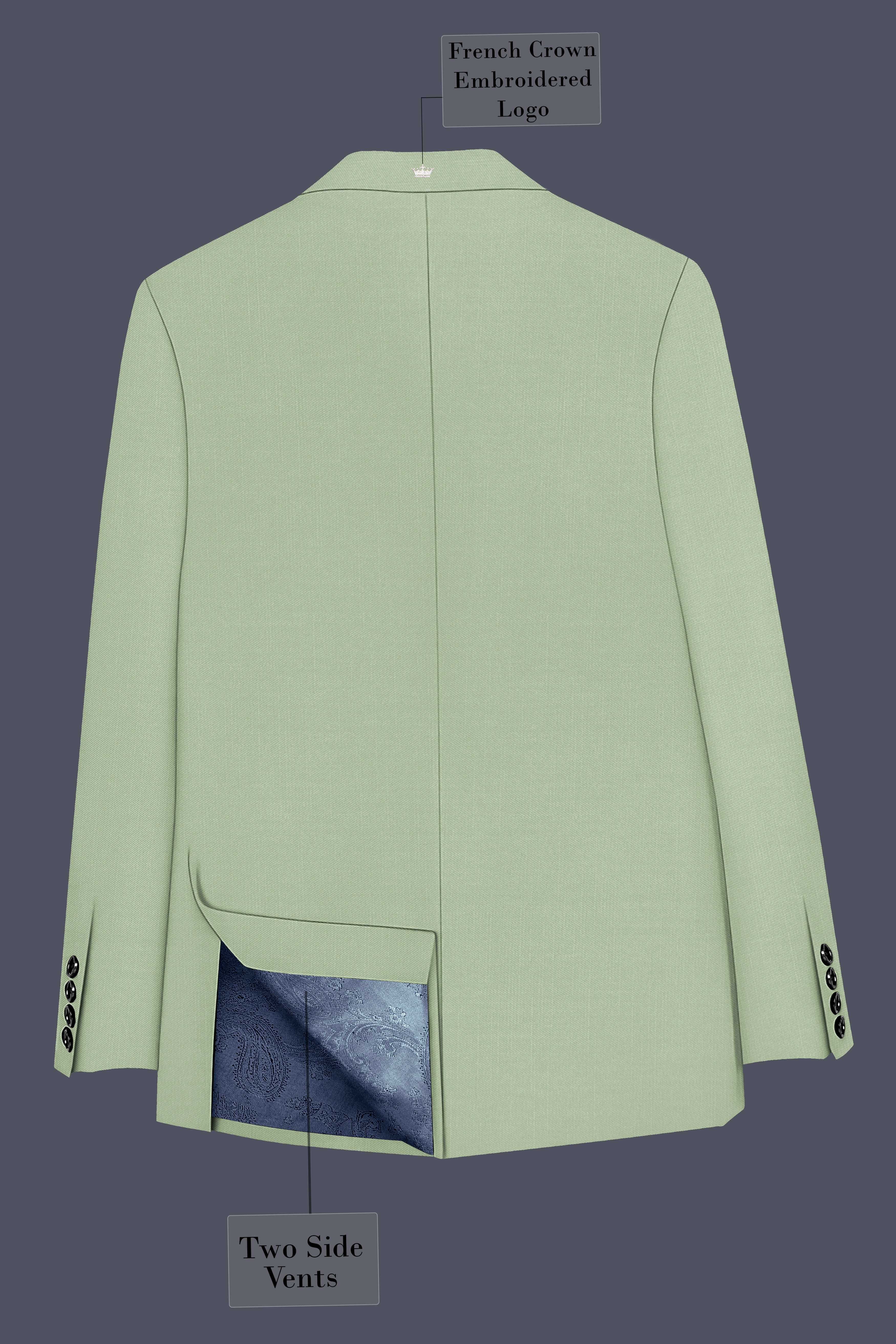 Eagle Wool Rich Double Breasted Blazer