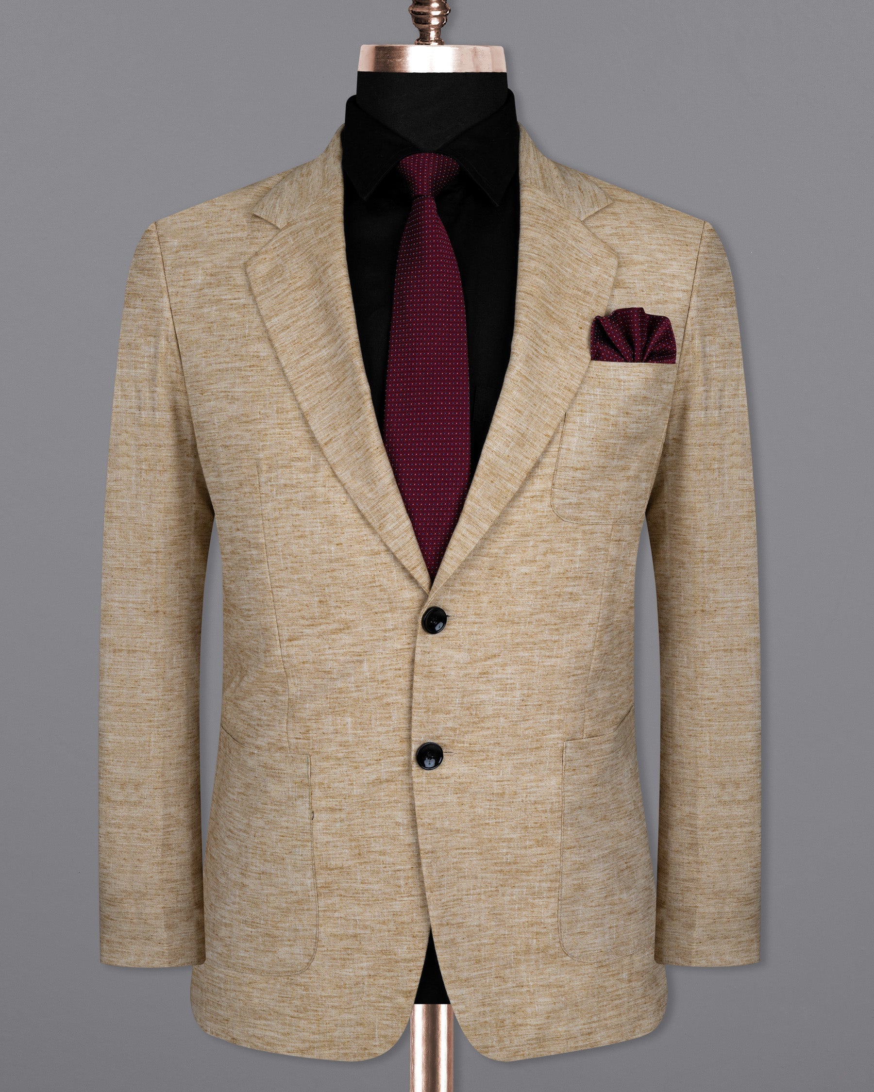 Sandrift Brown Luxurious Linen Sports Blazer