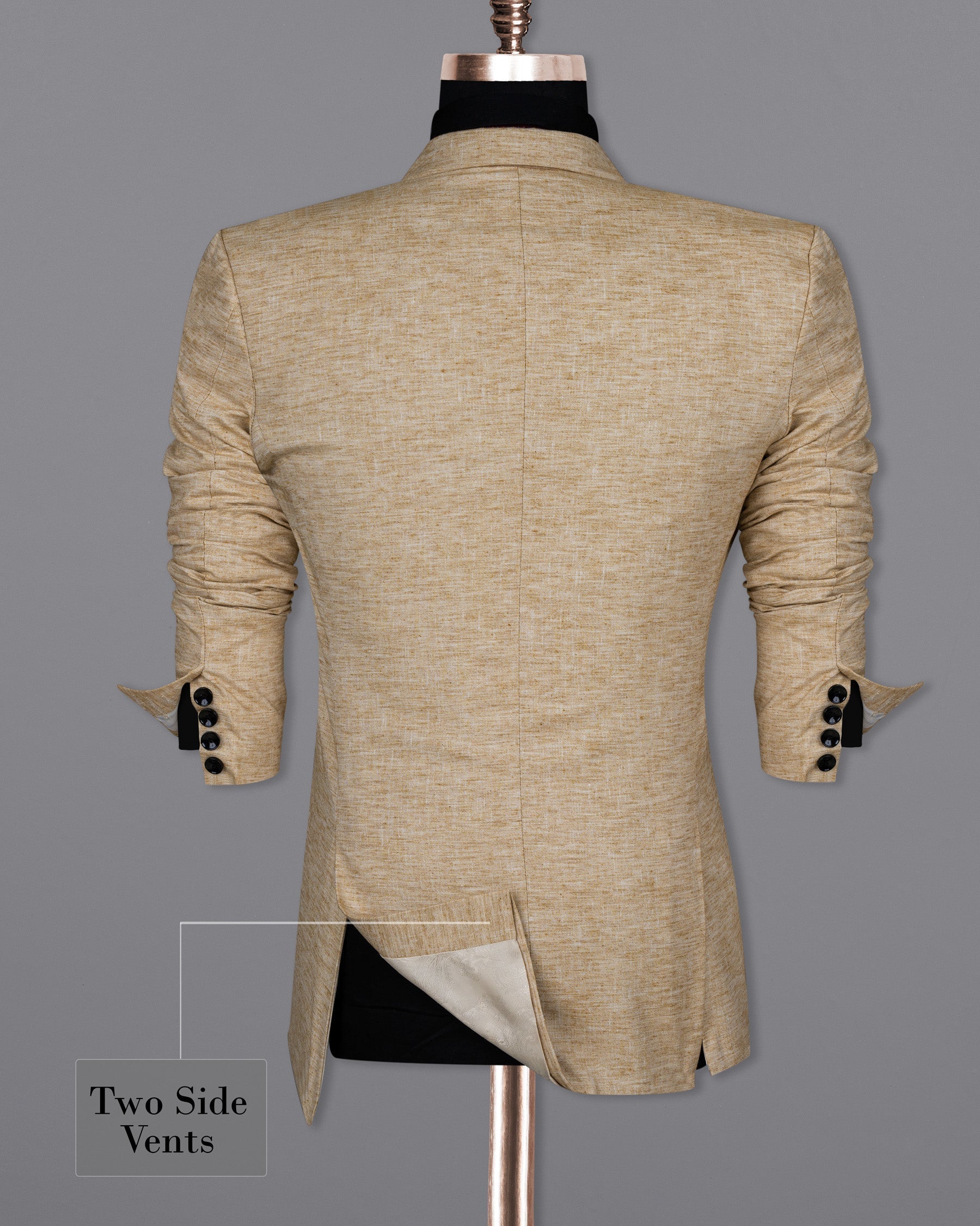 Sandrift Brown Luxurious Linen Sports Blazer