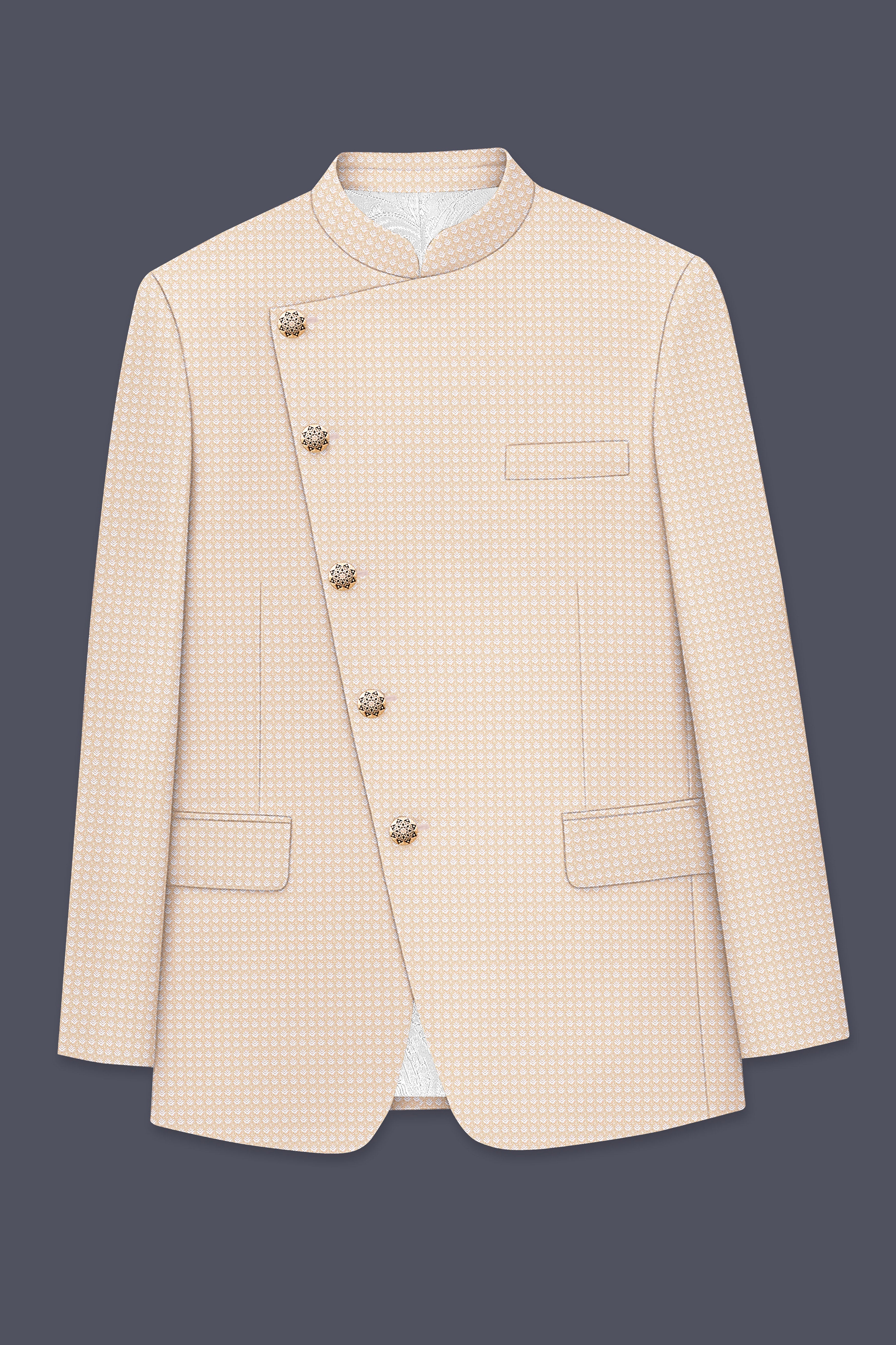 Tumbleweed Cross Placket Super Soft Bandhgala Designer Blazer