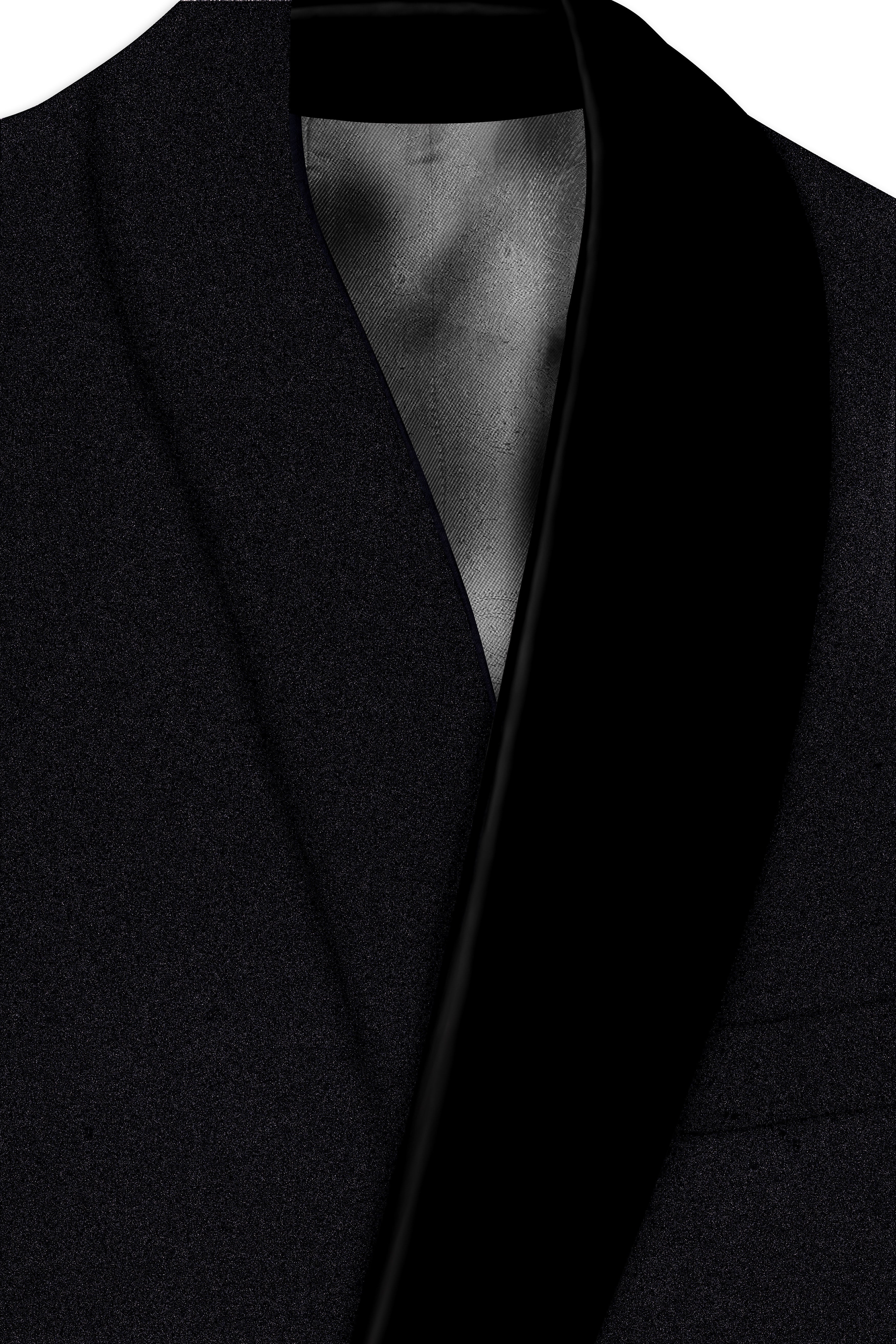 Jade Black Designer Tuxedo Blazer