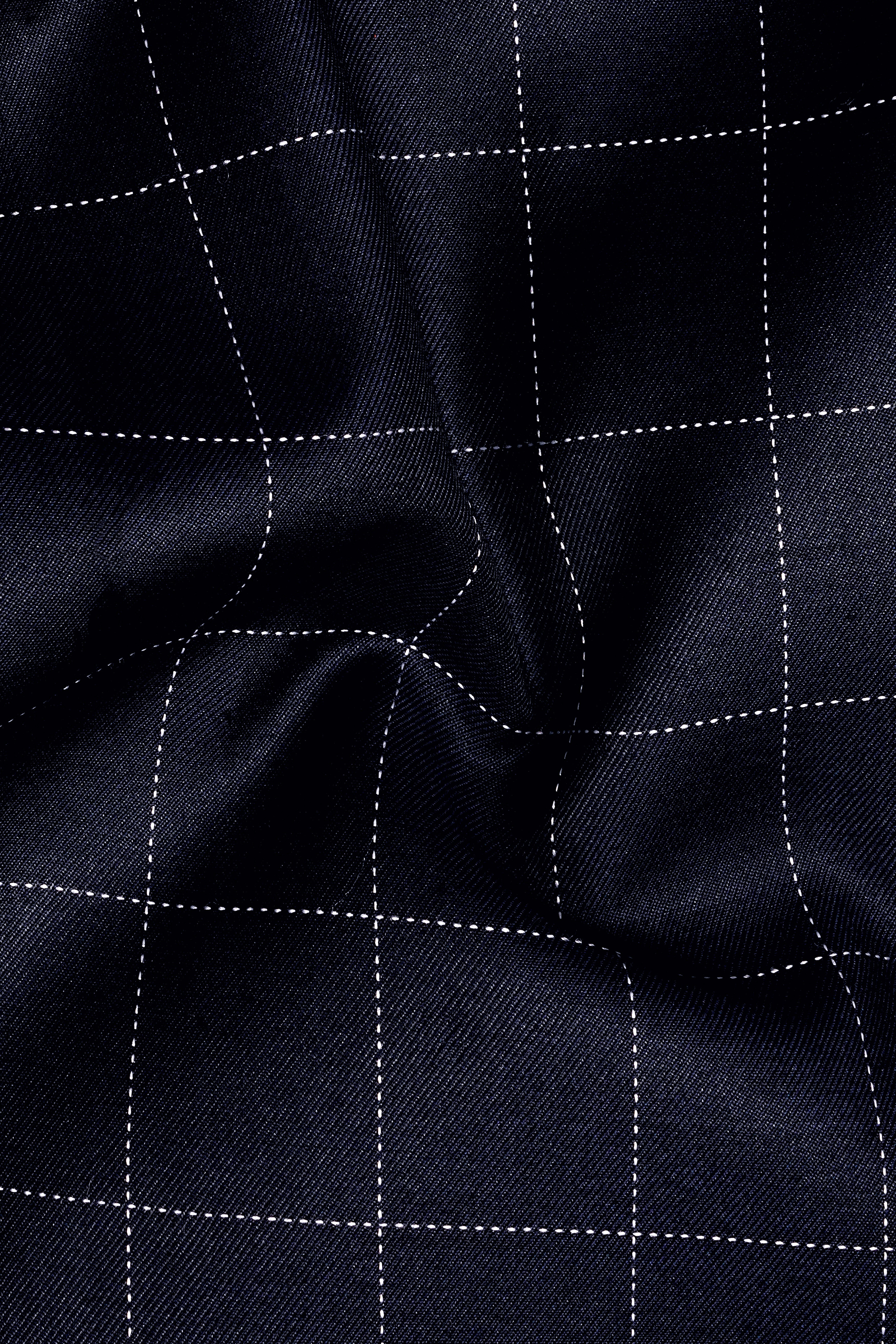 Thunder Blue Windowpane Blazer