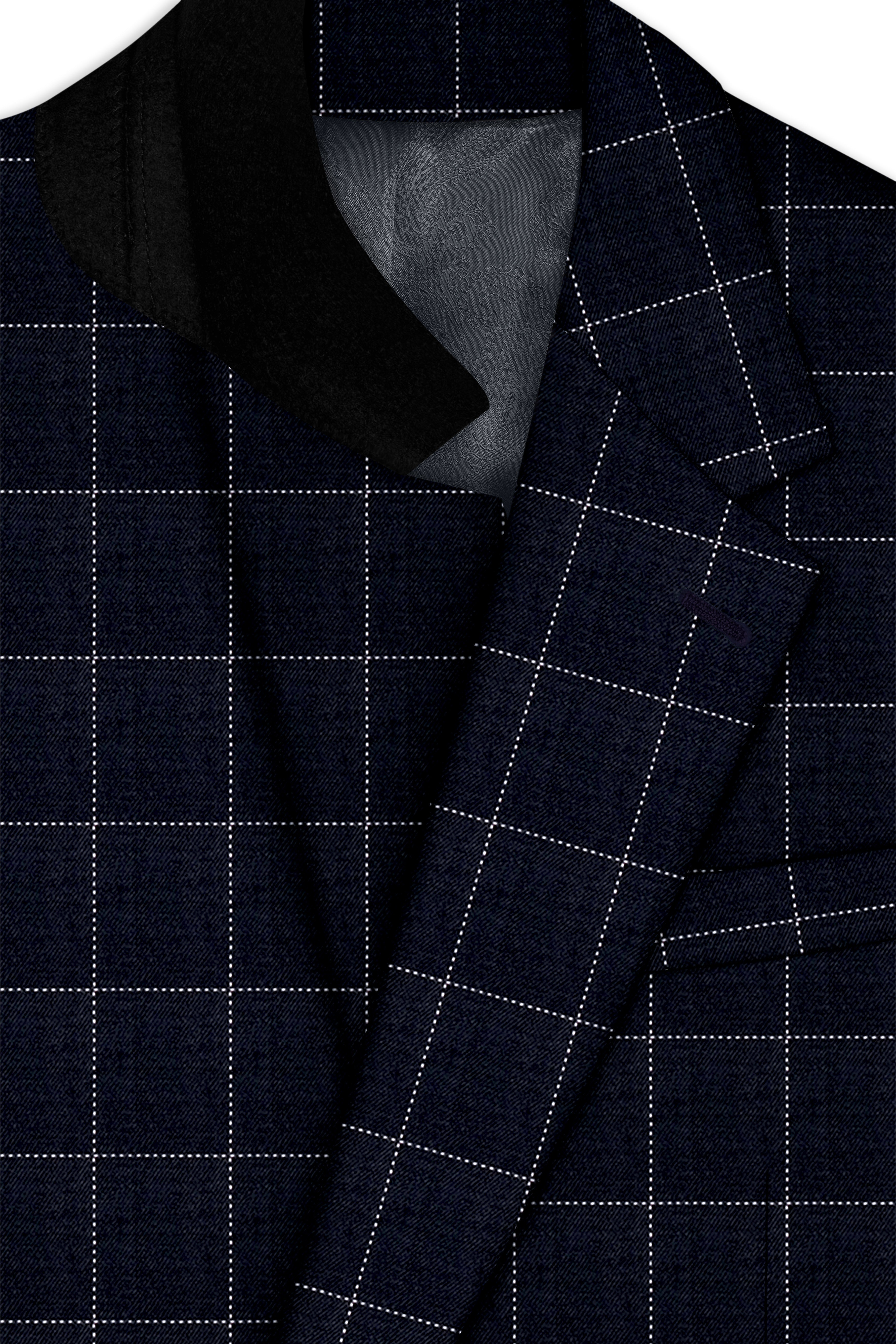 Thunder Blue Windowpane Blazer