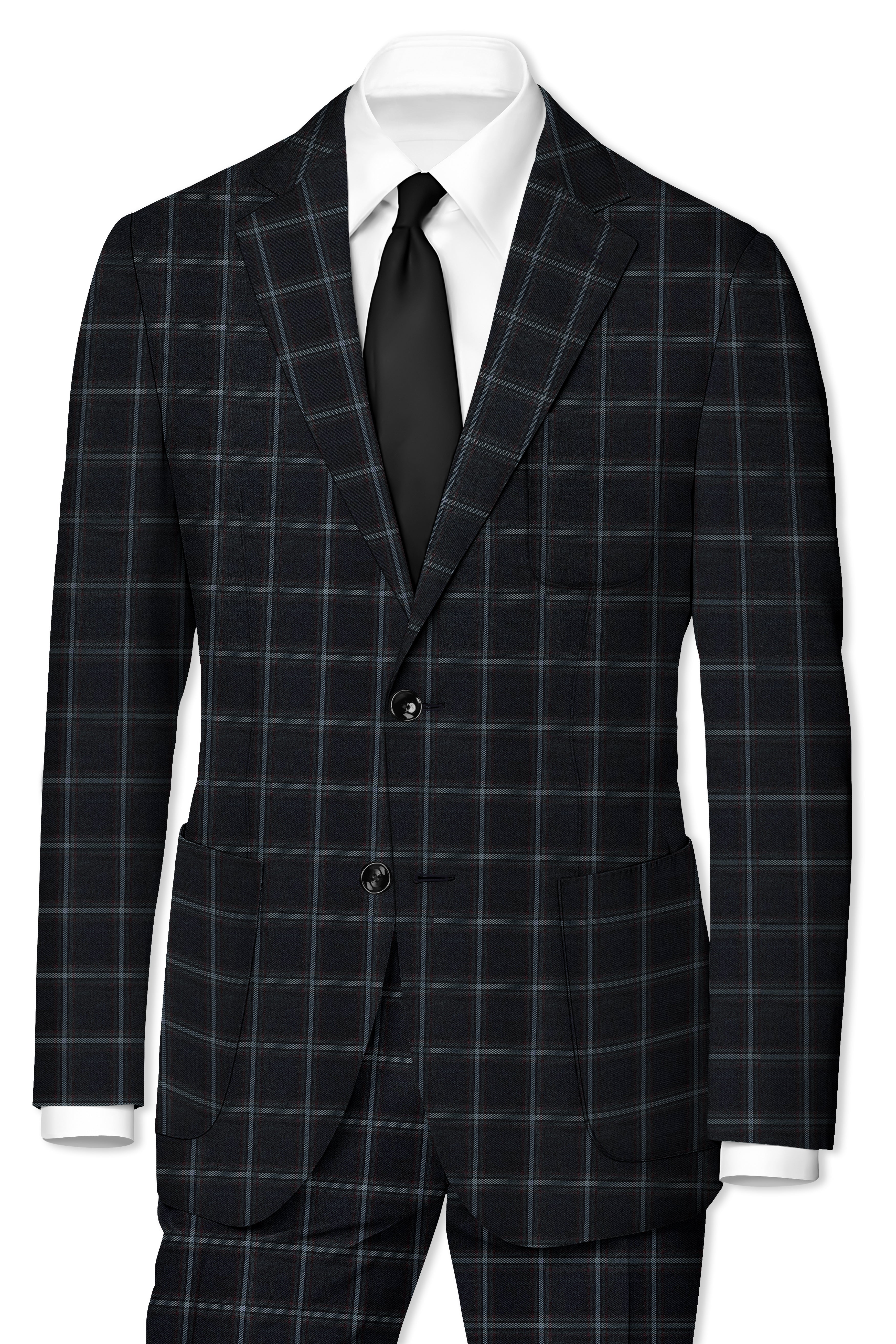 Baltic Sea Windowpane Blazer