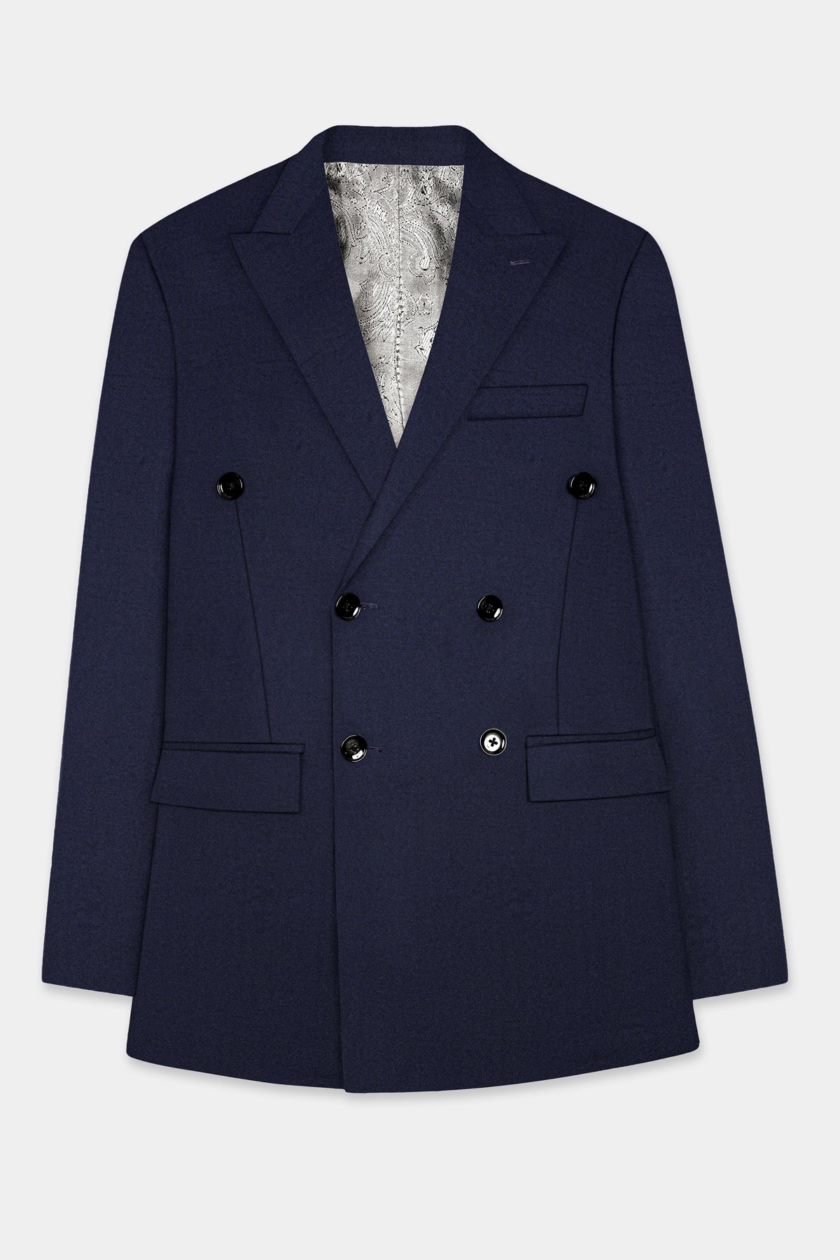 Firefly Blue Double-Breasted Suit