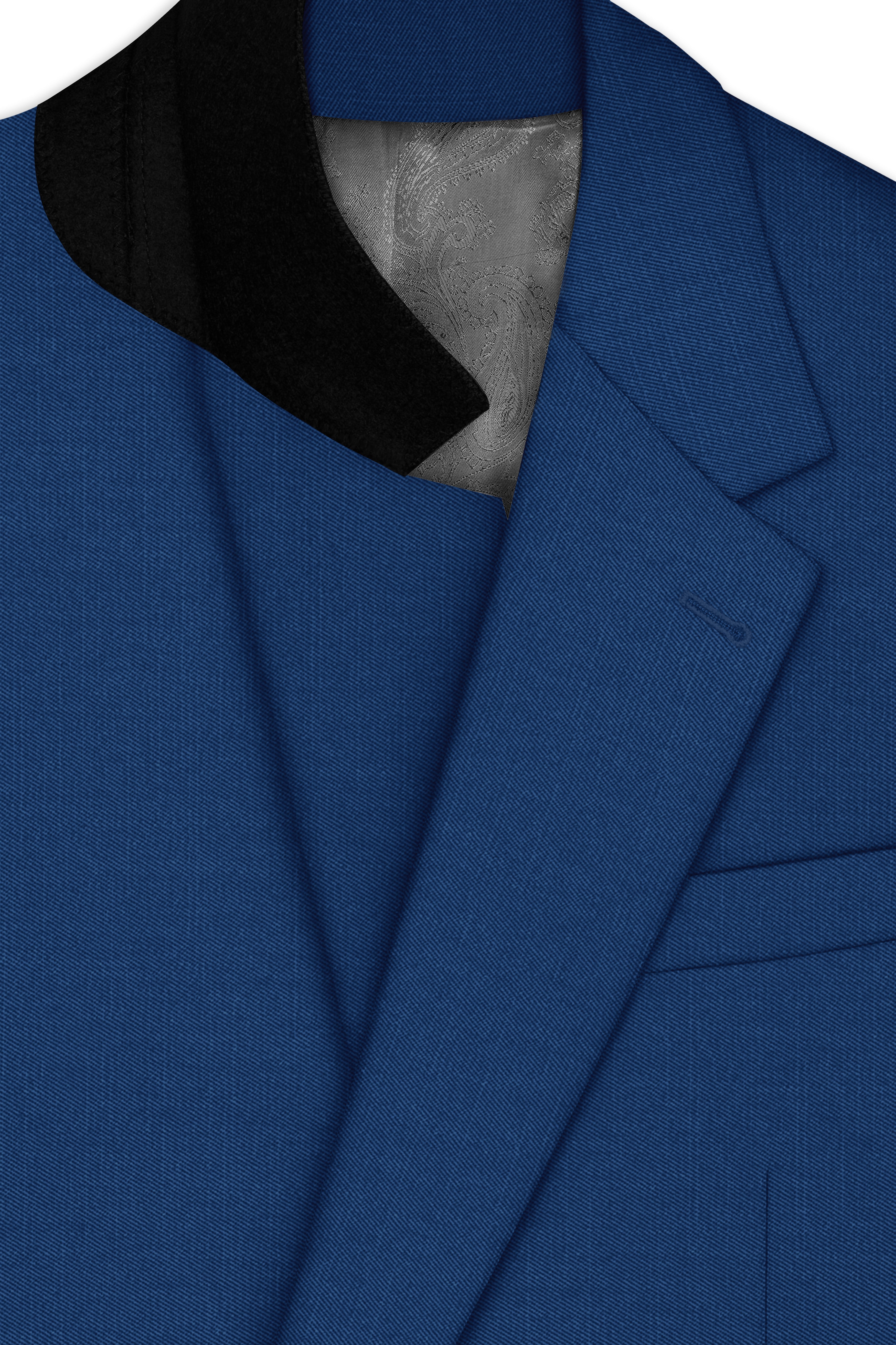 River Bed Blue Single Breasted Blazer