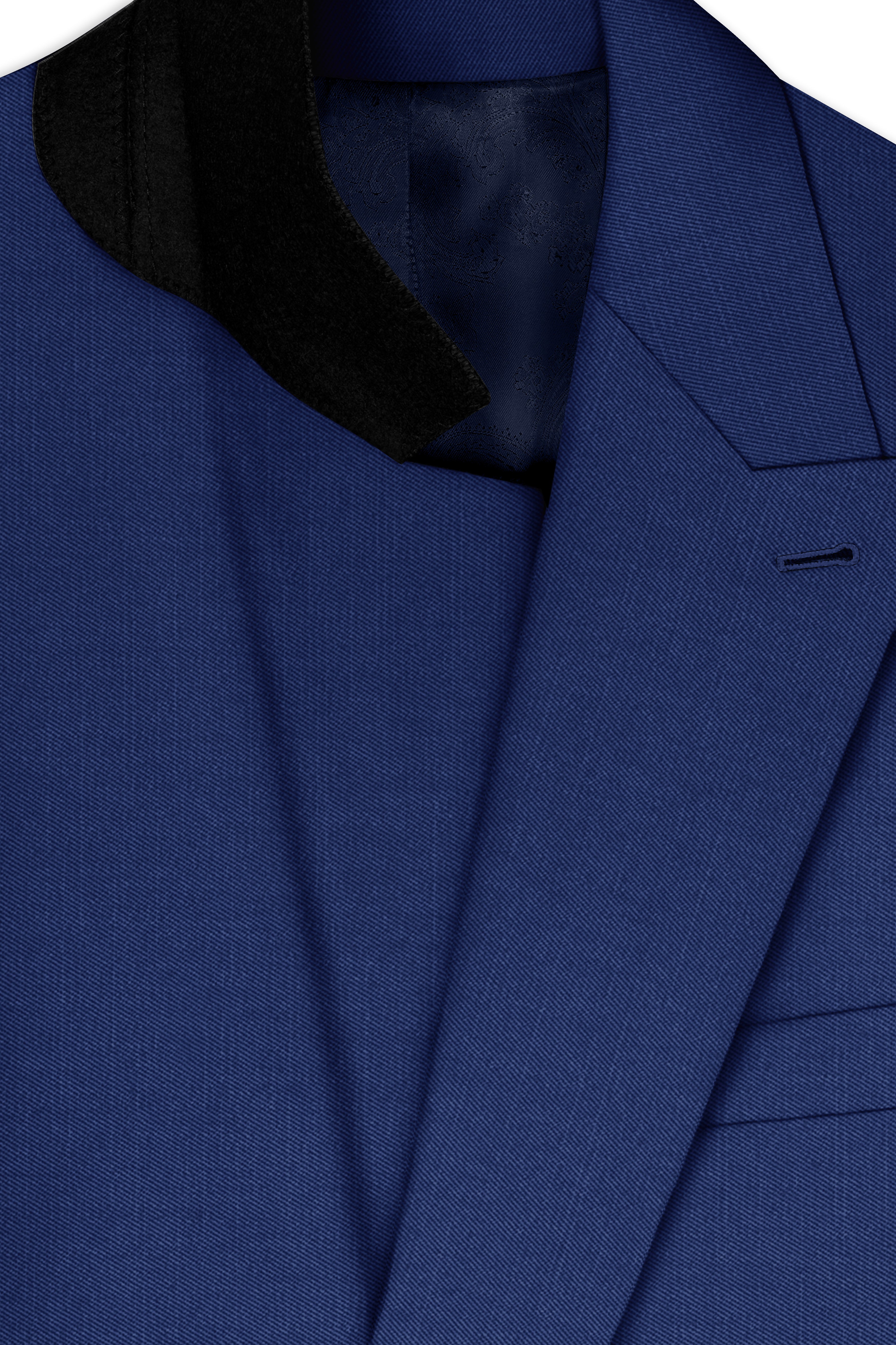 Outer Space Blue Double Breasted Blazer