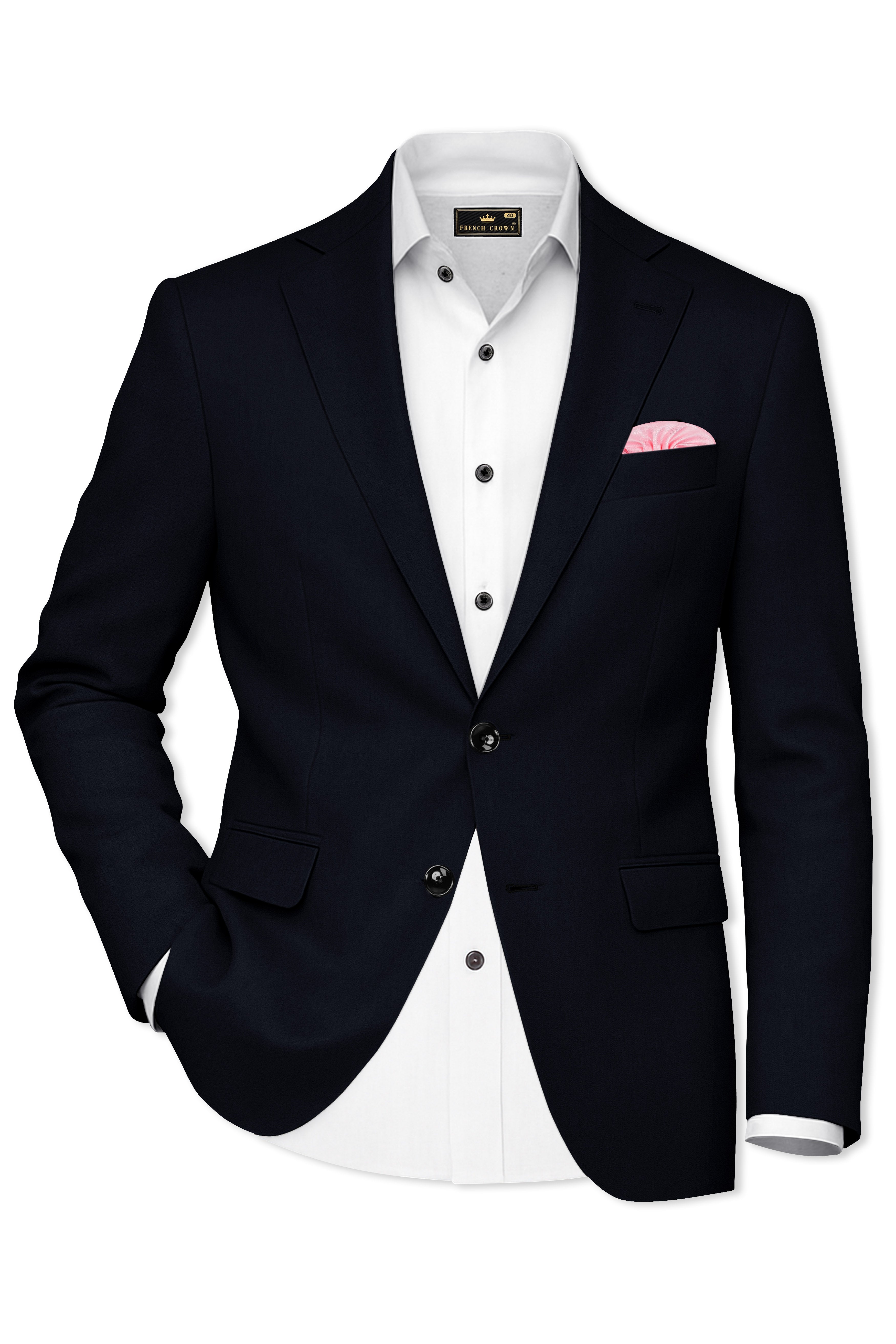Jaguar Black Single Breasted Blazer
