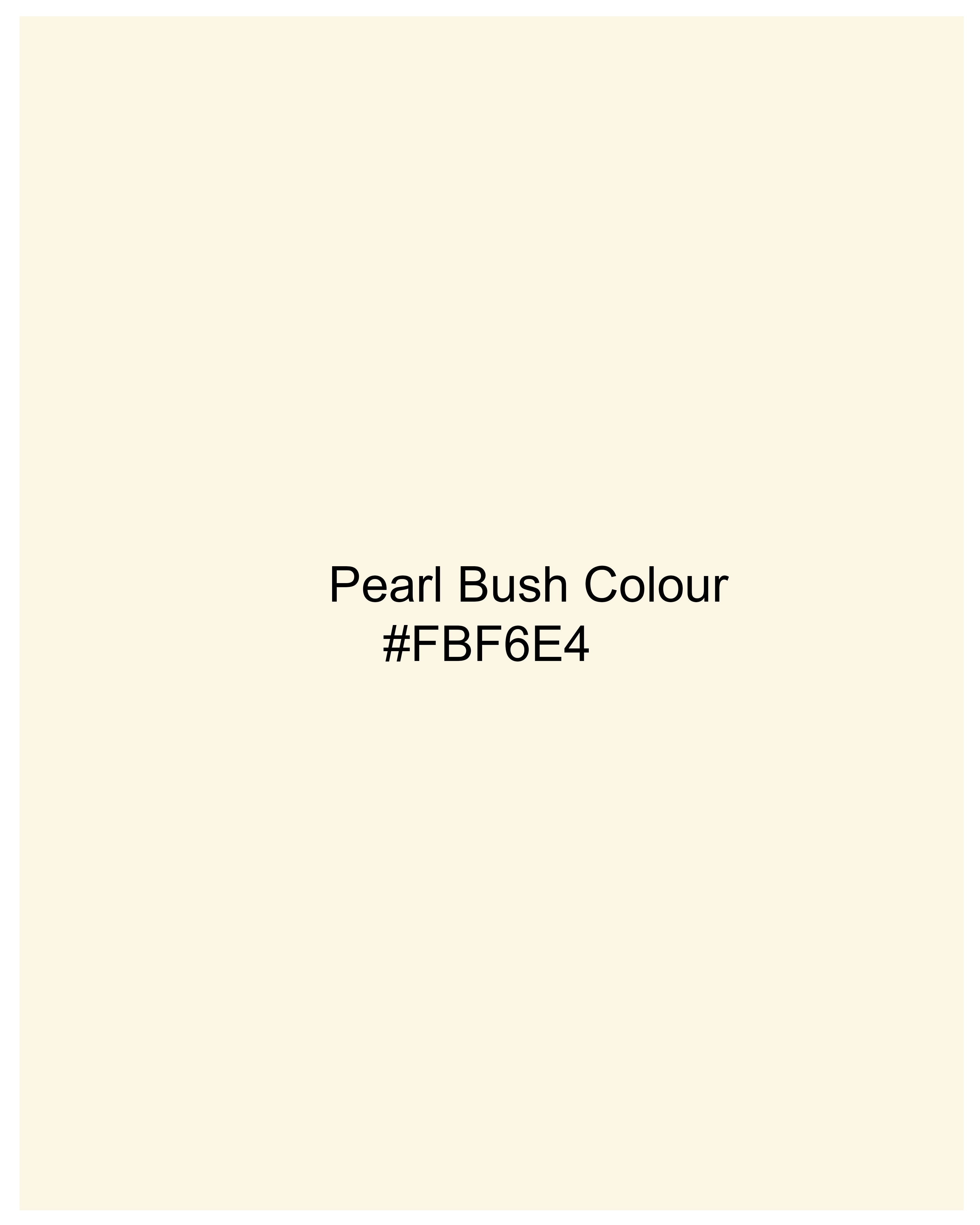 Pearl Bush Cream Velvet Tuxedo Designer Blazer