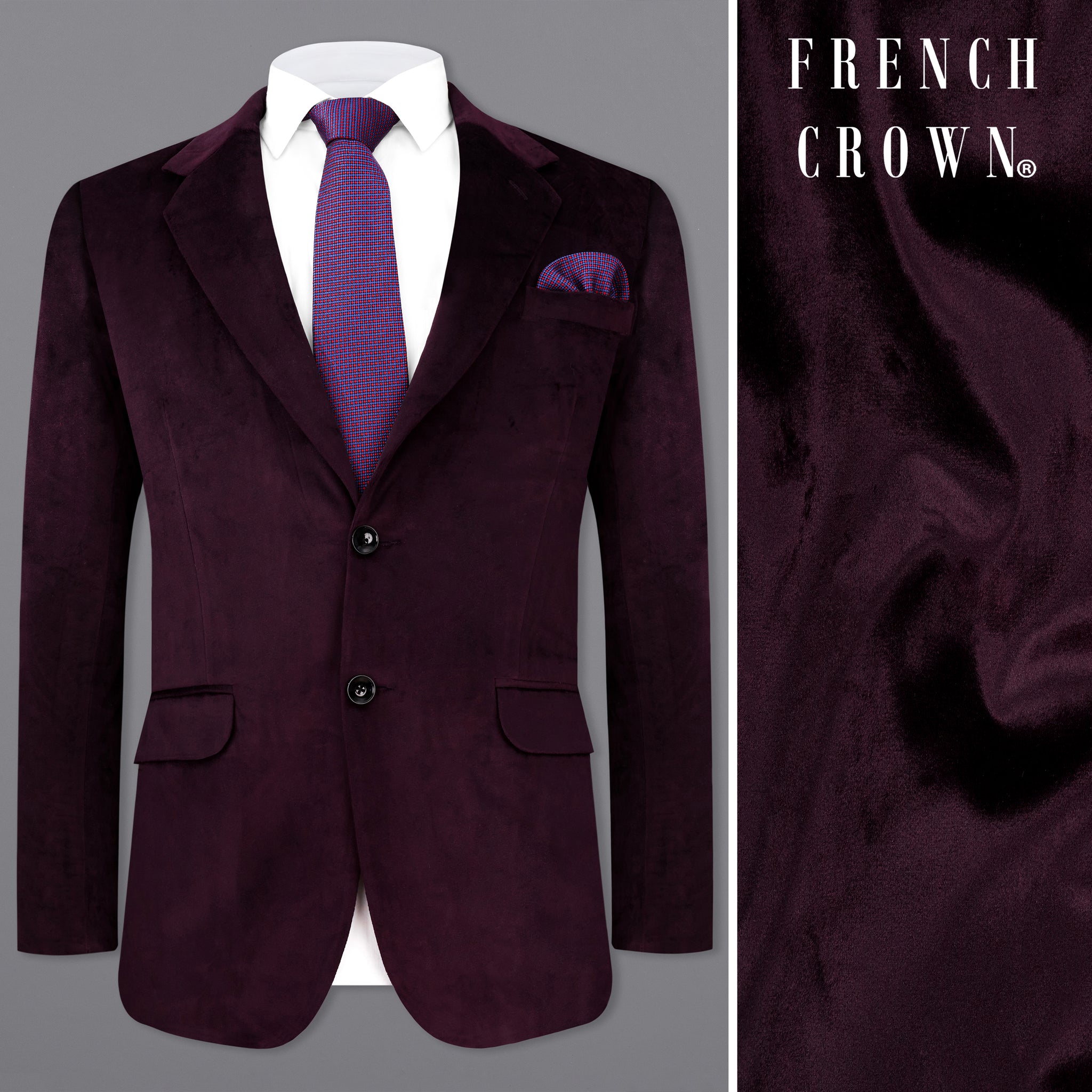 Mens Blazer in Liquorice