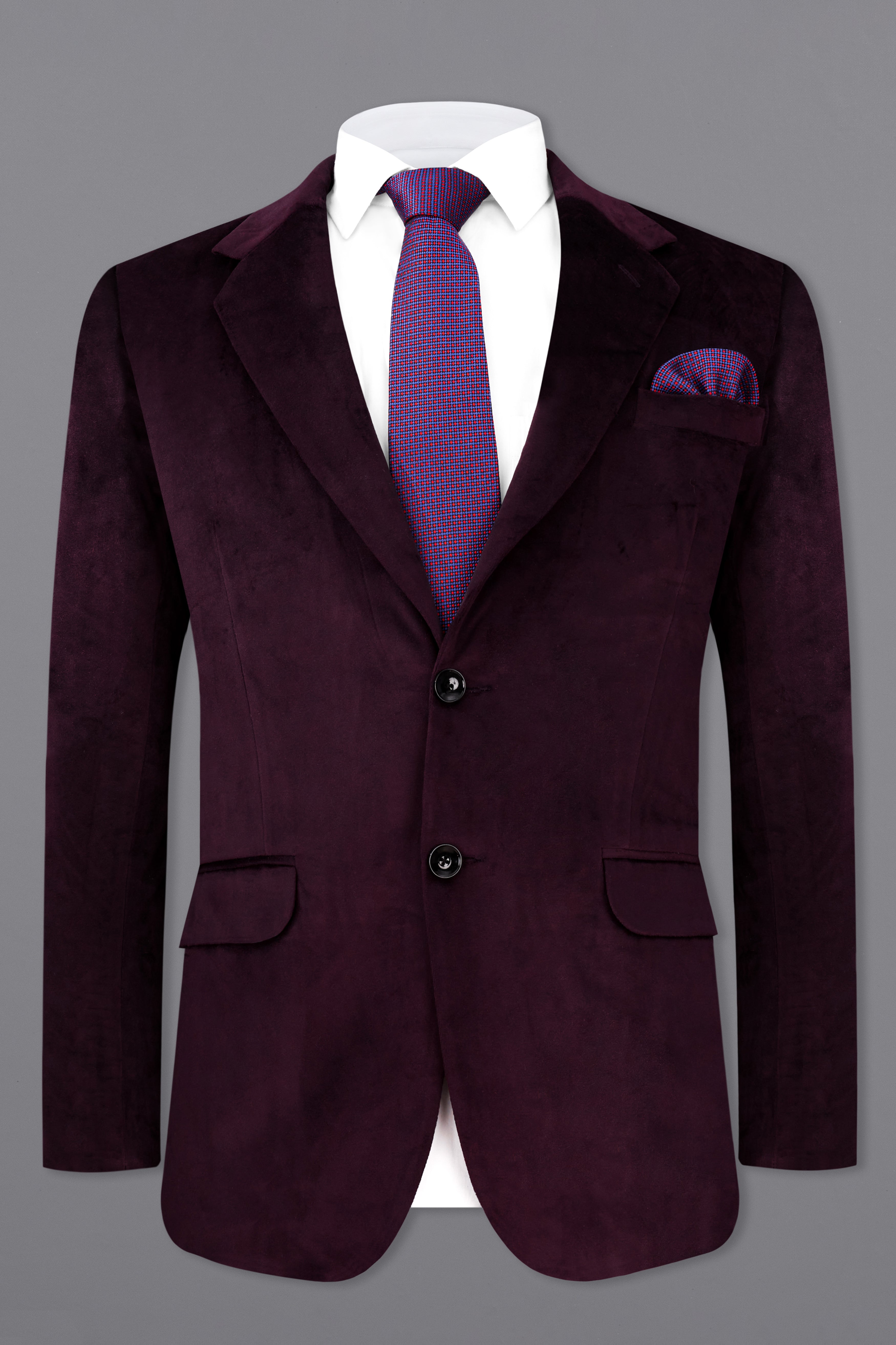 Wine velvet jacket on sale mens