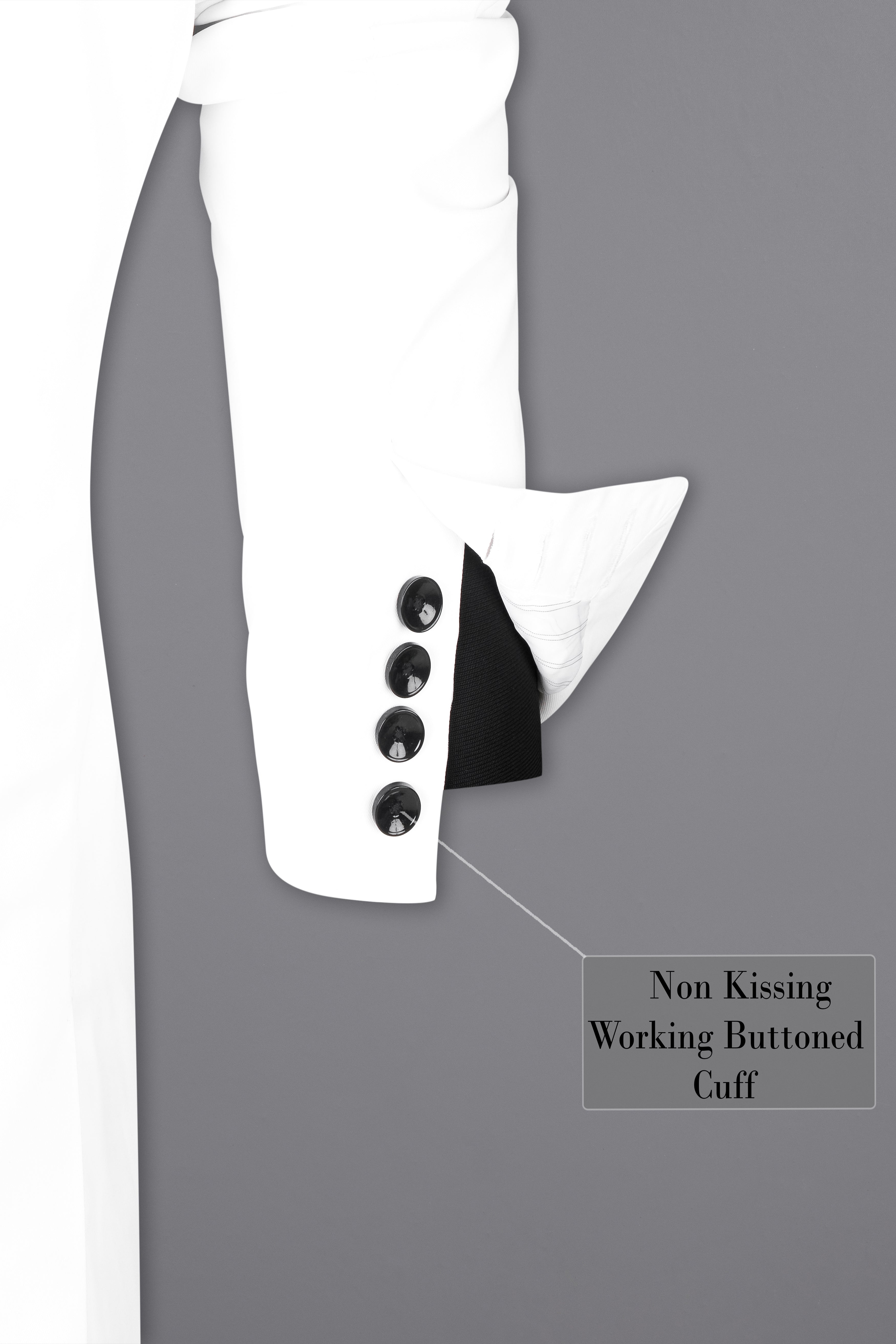 Bright White Bandhgala Designer Blazer