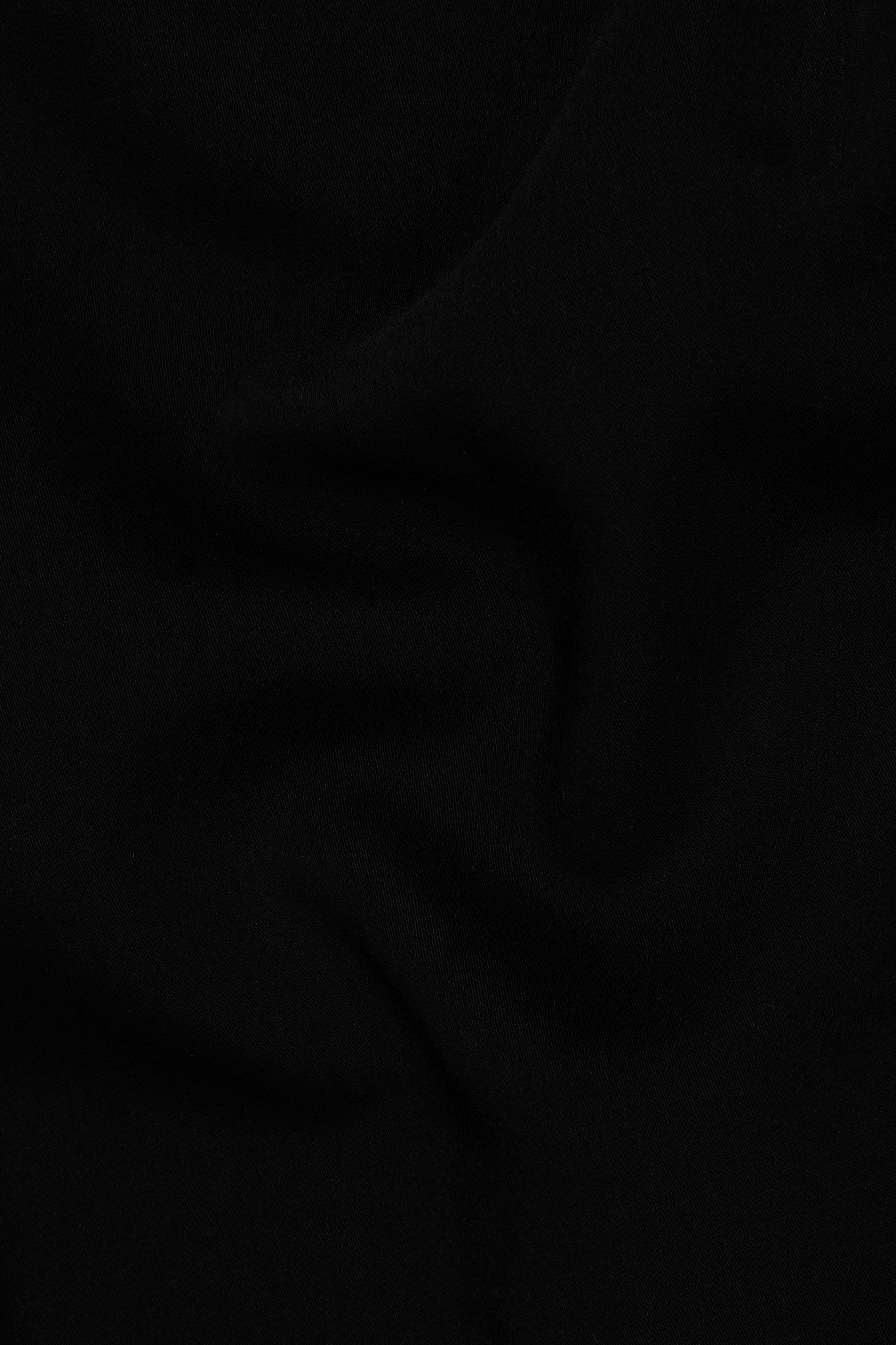 Noirex-Korean Black (The Best Black We Have) Bandhgala 4-Way Stretch Wrinkle-Free Blazer