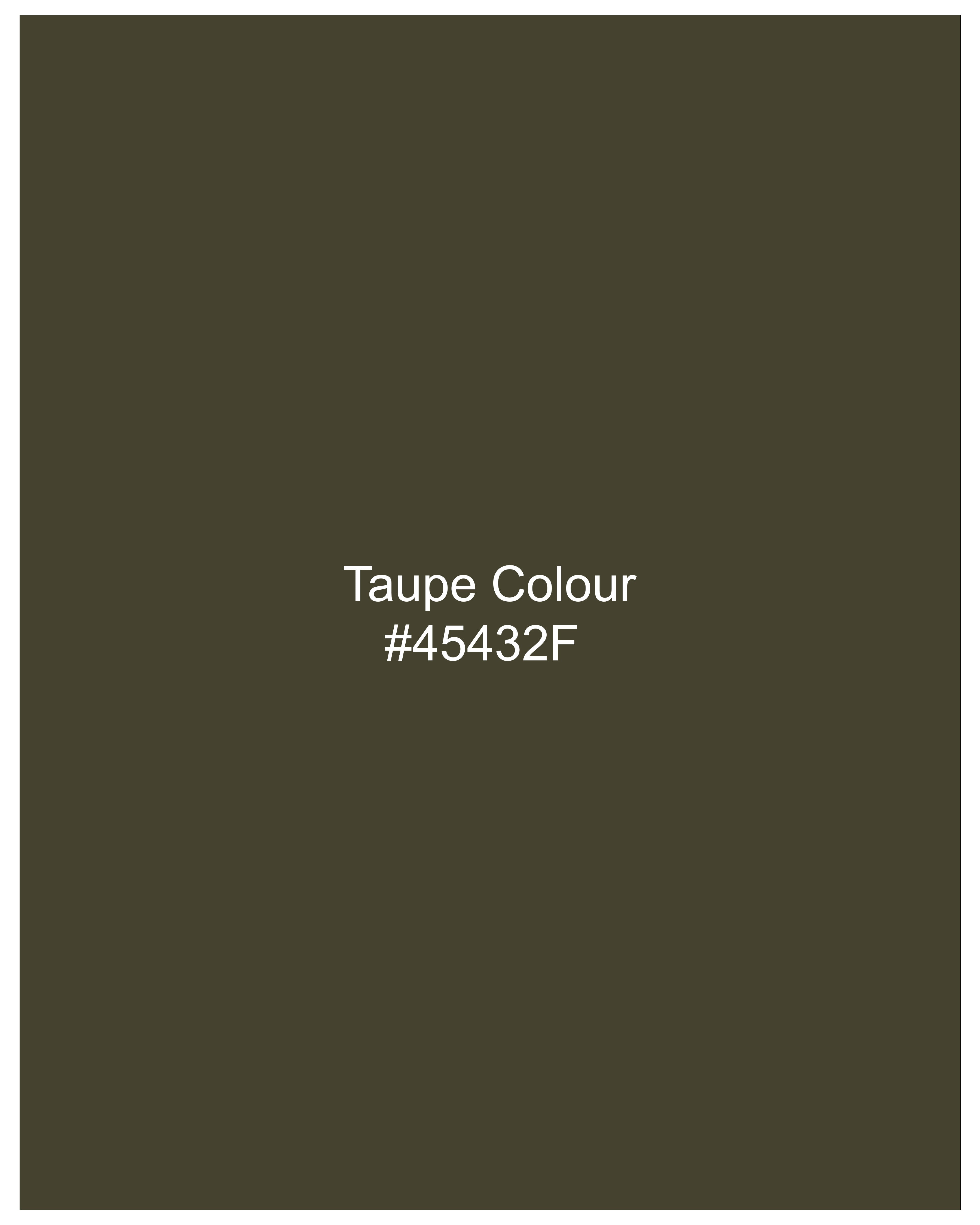 Taupe Green Solid Stretchable Premium Cotton Bandhgala traveler Blazer