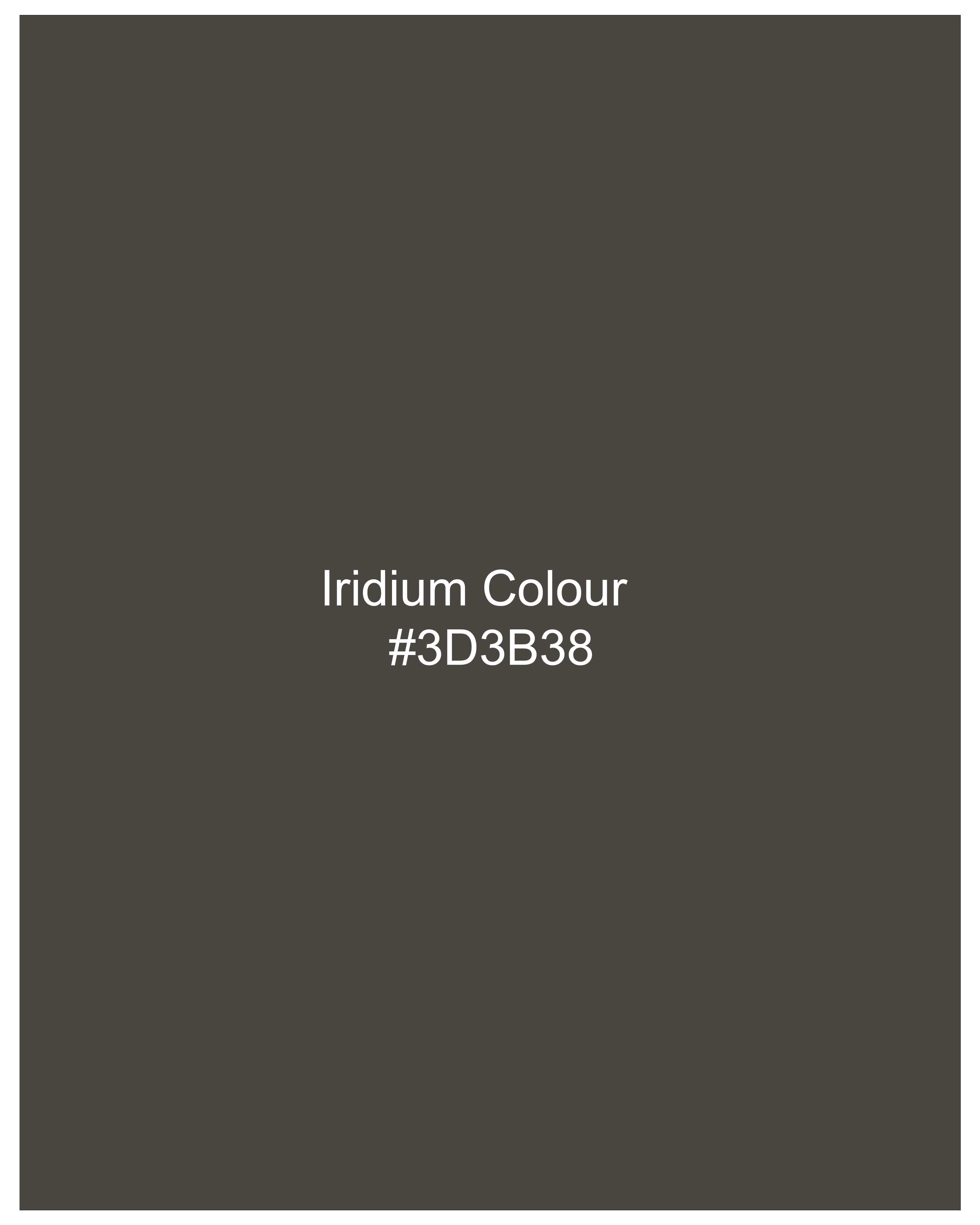 Iridium Dark Gray Single-Breasted Blazer