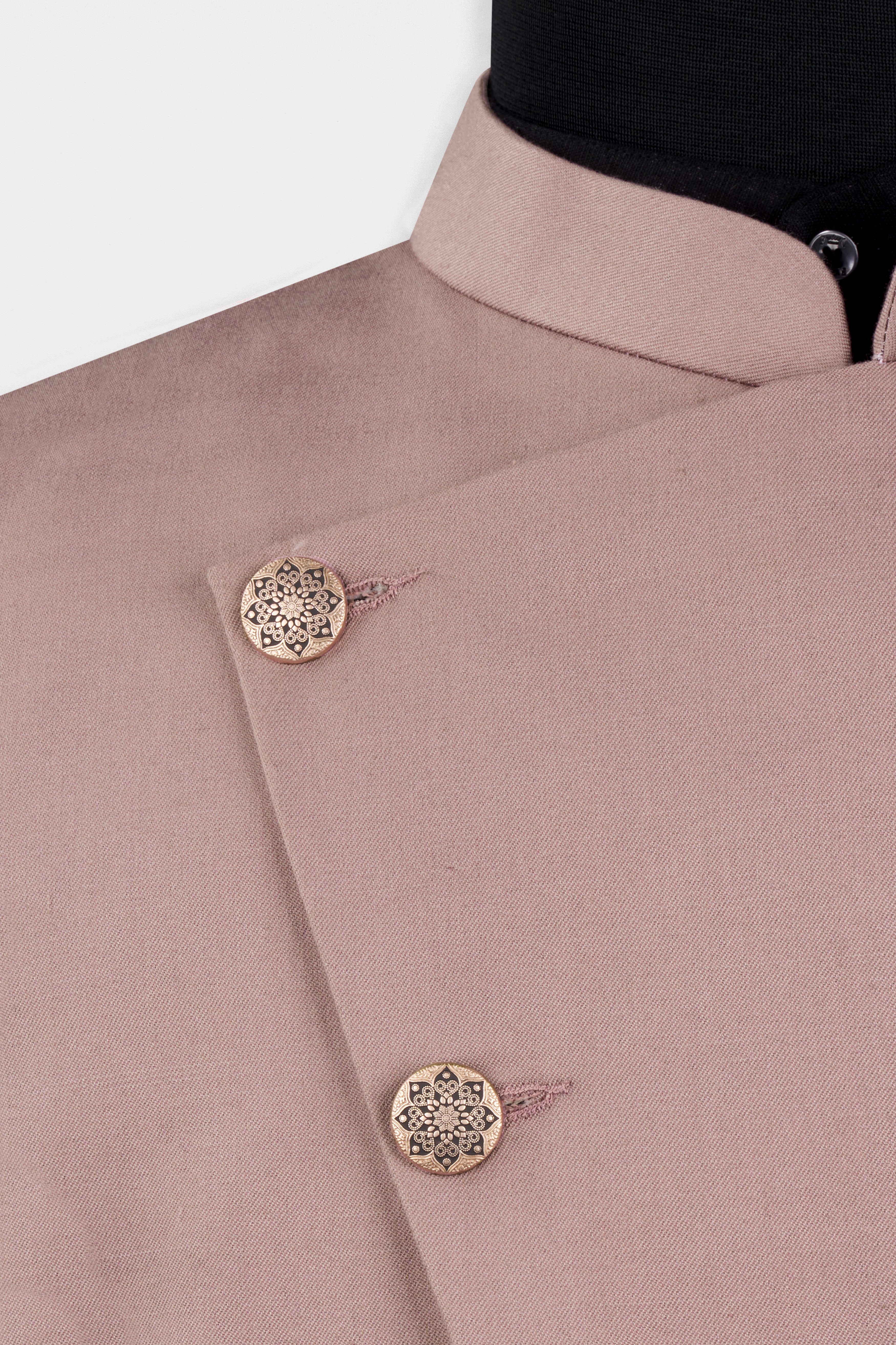 Thatch Light Pink Cross Placket Bandhgala Blazer BL2719-CBG-36, BL2719-CBG-38, BL2719-CBG-40, BL2719-CBG-42, BL2719-CBG-44, BL2719-CBG-46, BL2719-CBG-48, BL2719-CBG-50, BL2719-CBG-52, BL2719-CBG-54, BL2719-CBG-56, BL2719-CBG-58, BL2719-CBG-60