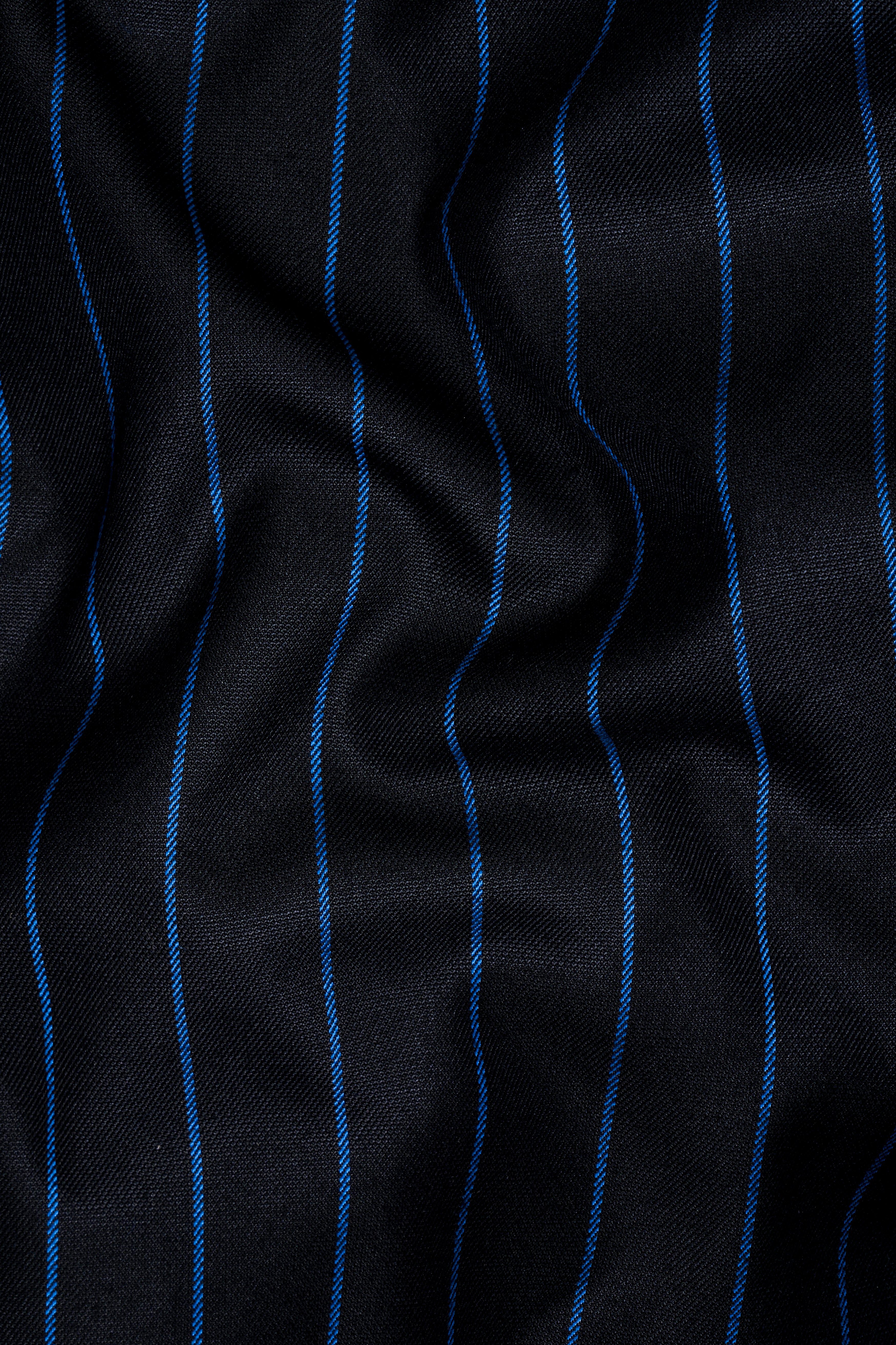 Jade Black with Persian Blue Striped Wool Rich Designer Blazer BL2854-SB-D399-36, BL2854-SB-D399-38, BL2854-SB-D399-40, BL2854-SB-D399-42, BL2854-SB-D399-44, BL2854-SB-D399-46, BL2854-SB-D399-48, BL2854-SB-D399-50, BL2854-SB-D399-52, BL2854-SB-D399-54, BL2854-SB-D399-56, BL2854-SB-D399-58, BL2854-SB-D399-60