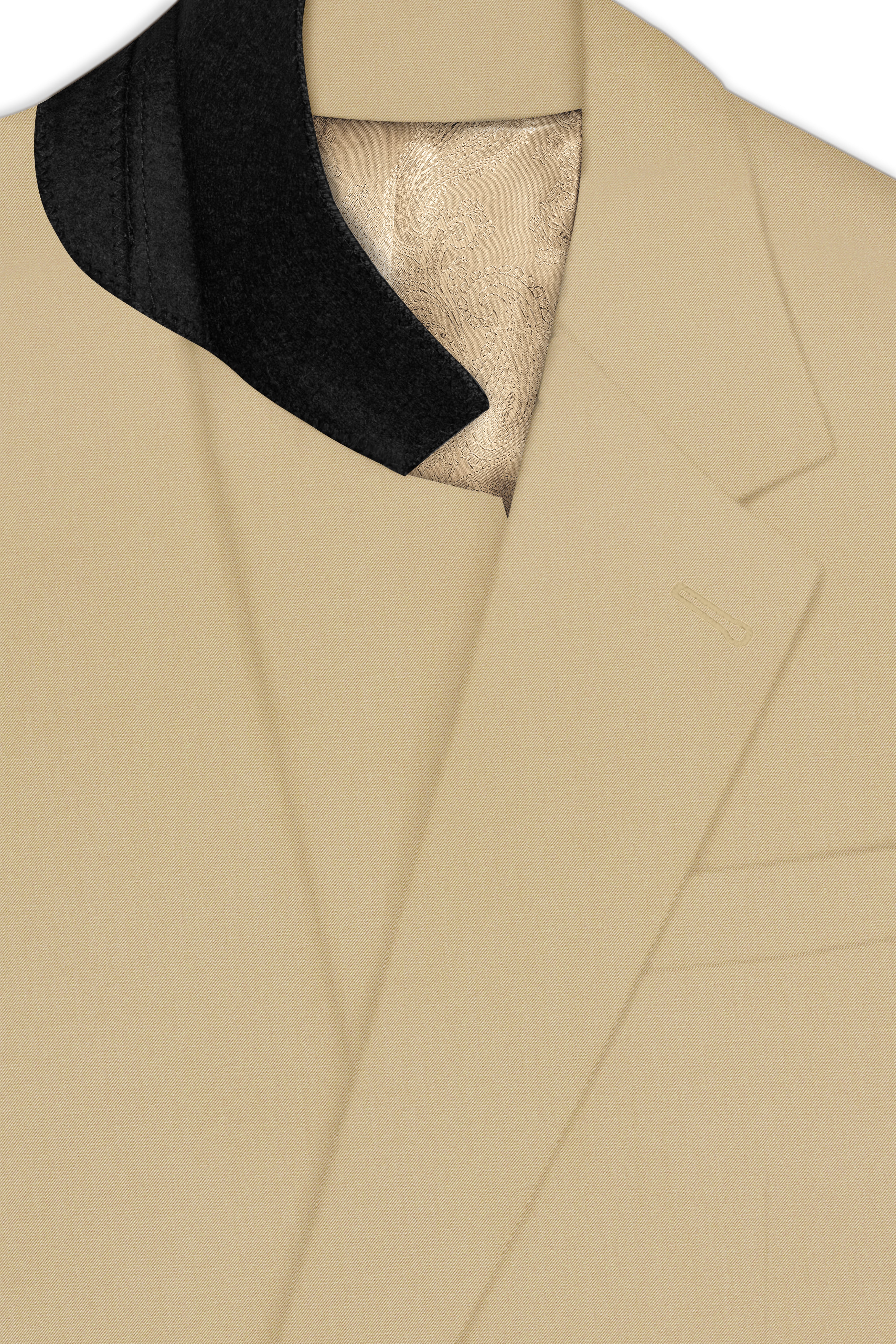 Yuma Cream Wool Rich Single Breasted Blazer