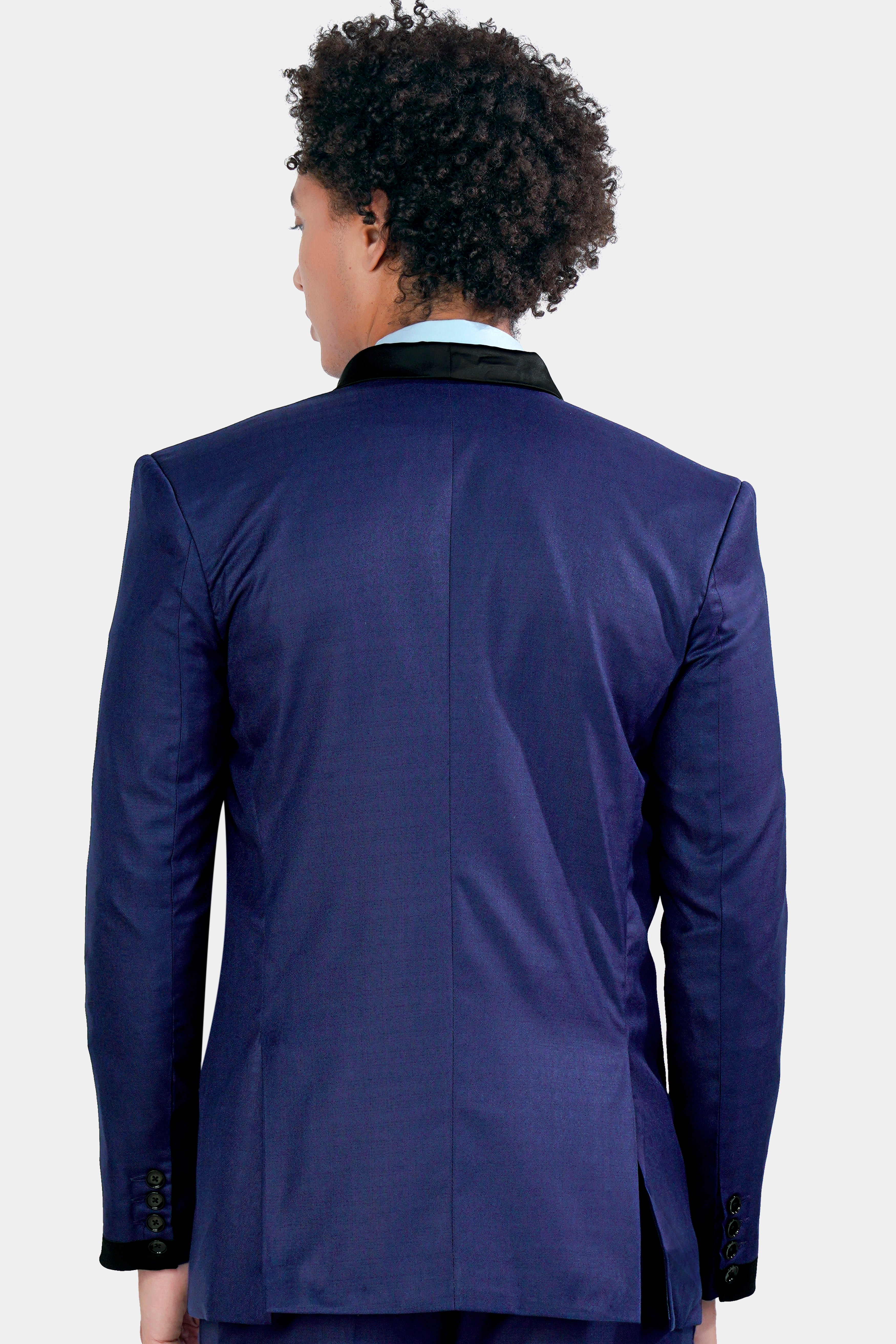 Cloud Burst Blue Wool Rich Double Breasted Tuxedo Designer Blazer BL2946-DB-D6-36, BL2946-DB-D6-38, BL2946-DB-D6-40, BL2946-DB-D6-42, BL2946-DB-D6-44, BL2946-DB-D6-46, BL2946-DB-D6-48, BL2946-DB-D6-50, BL2946-DB-D6-52, BL2946-DB-D6-54, BL2946-DB-D6-56, BL2946-DB-D6-58, BL2946-DB-D6-60