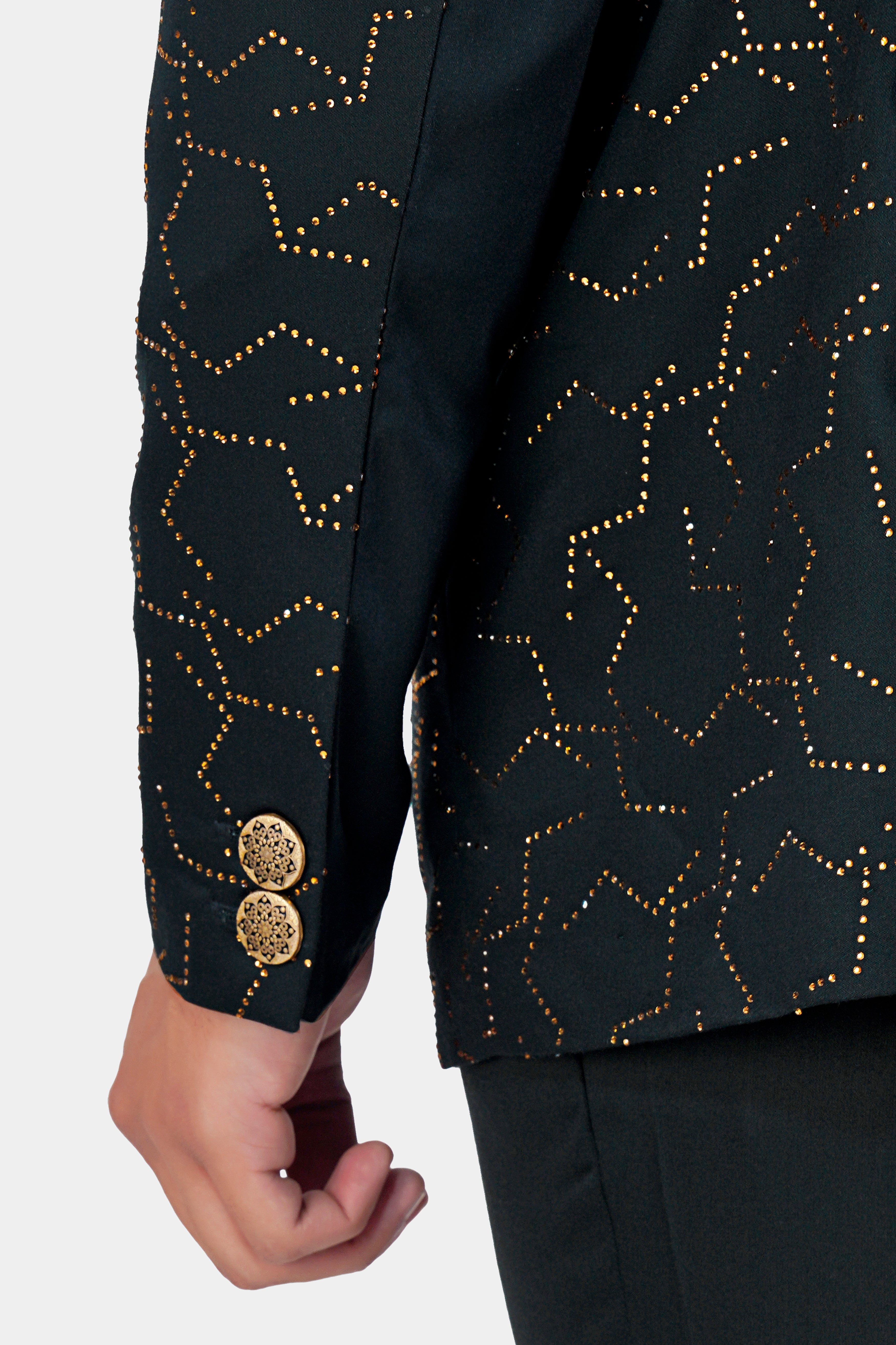 Louis Vuitton Monogram Padded Denim Jacket Indigo