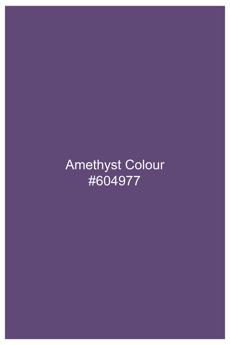 Amethyst Purple Single Breasted Blazer