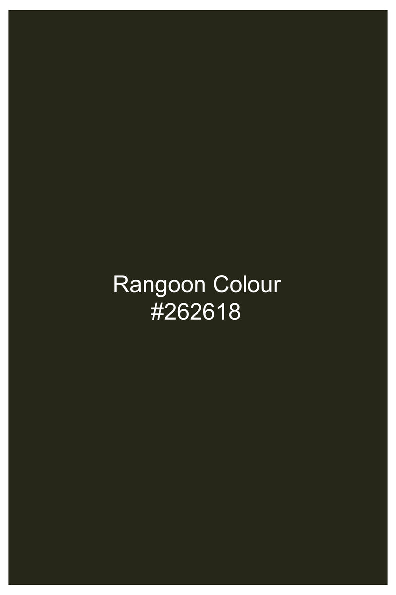 Rangoon Green Single Breasted Velvet Blazer