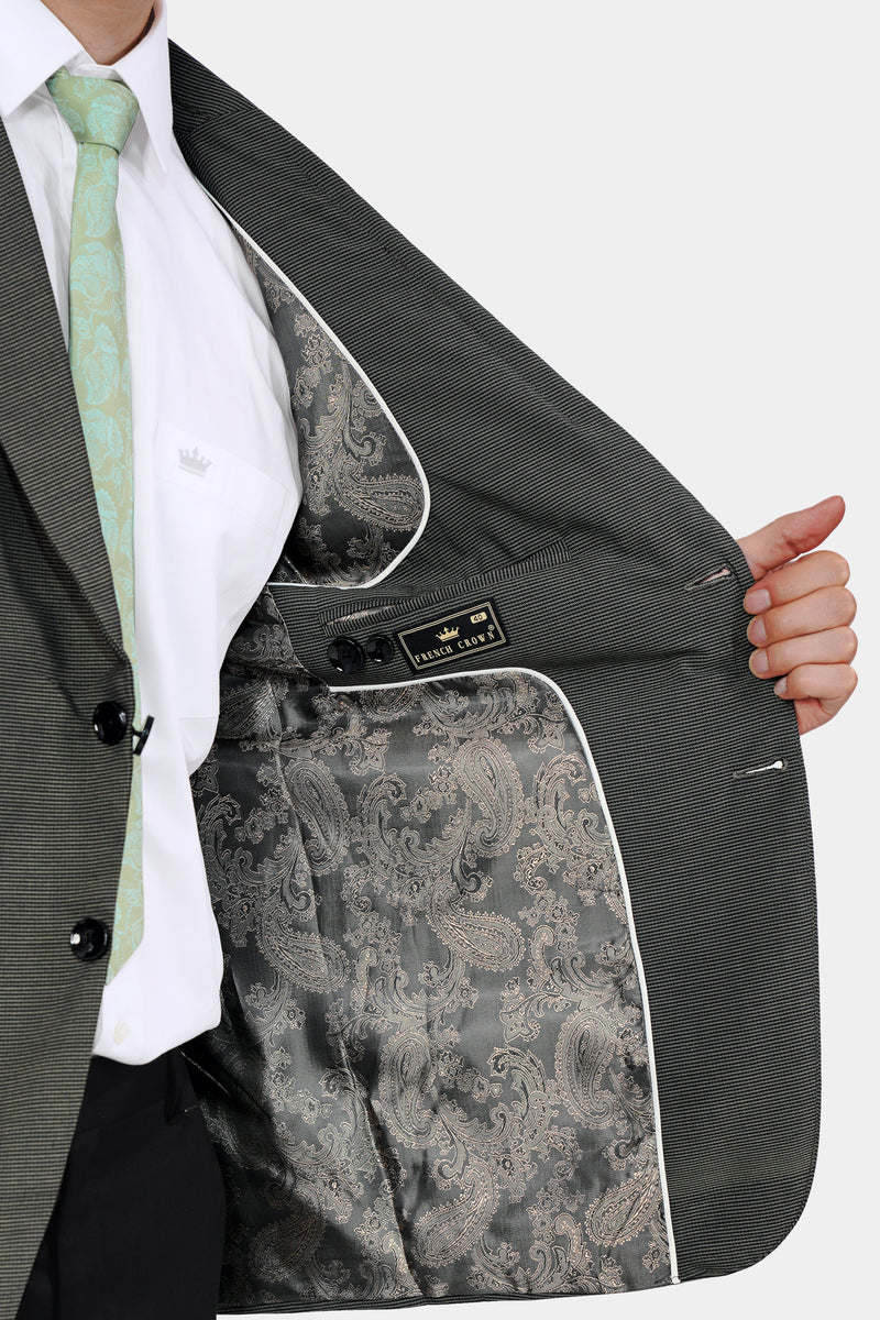 Dune Gray Woolrich Single Breasted Sports Blazer