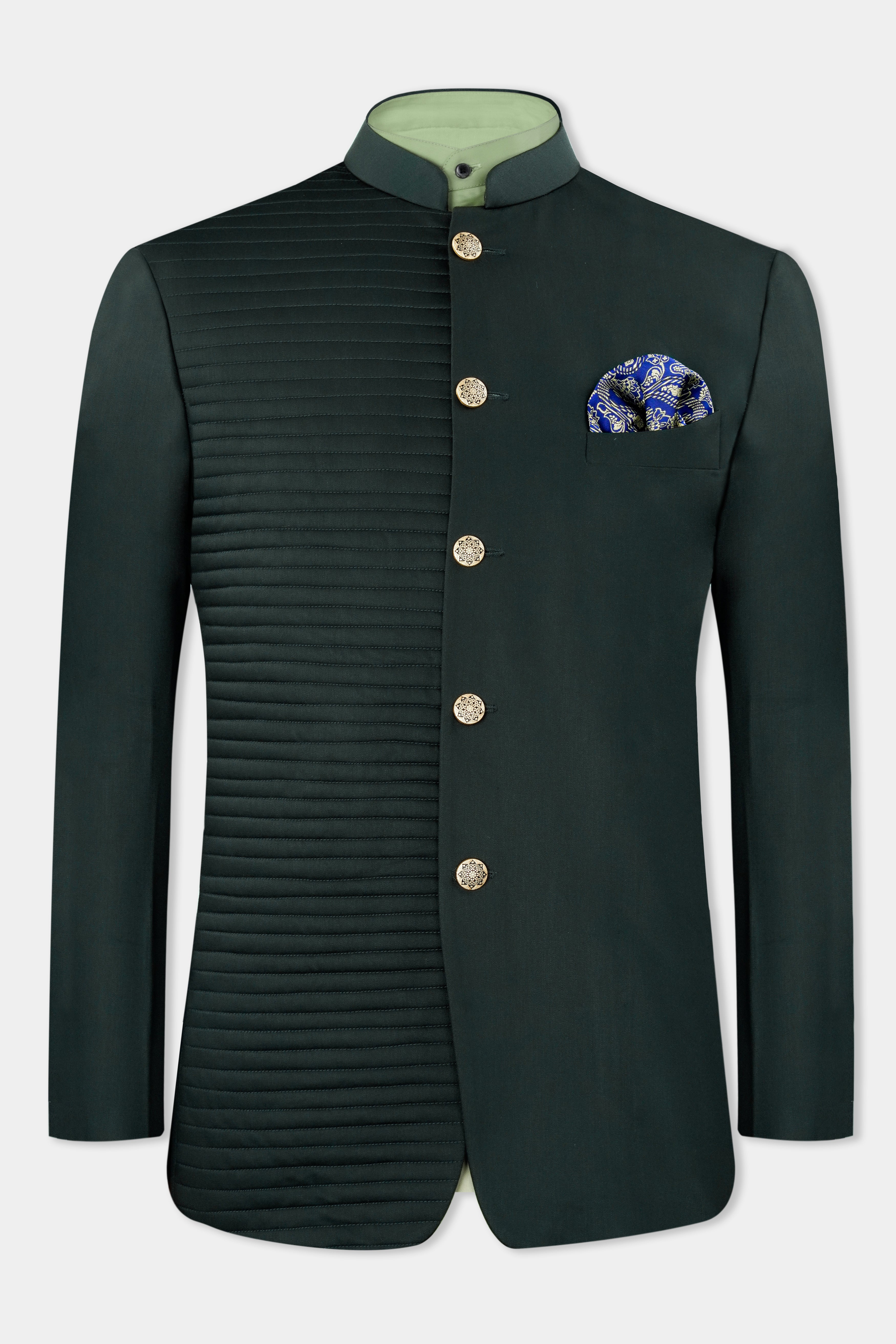 Buy BLACKBERRYS Grey Dobby Rayon Slim Fit Men's Casual Wear Blazer |  Shoppers Stop