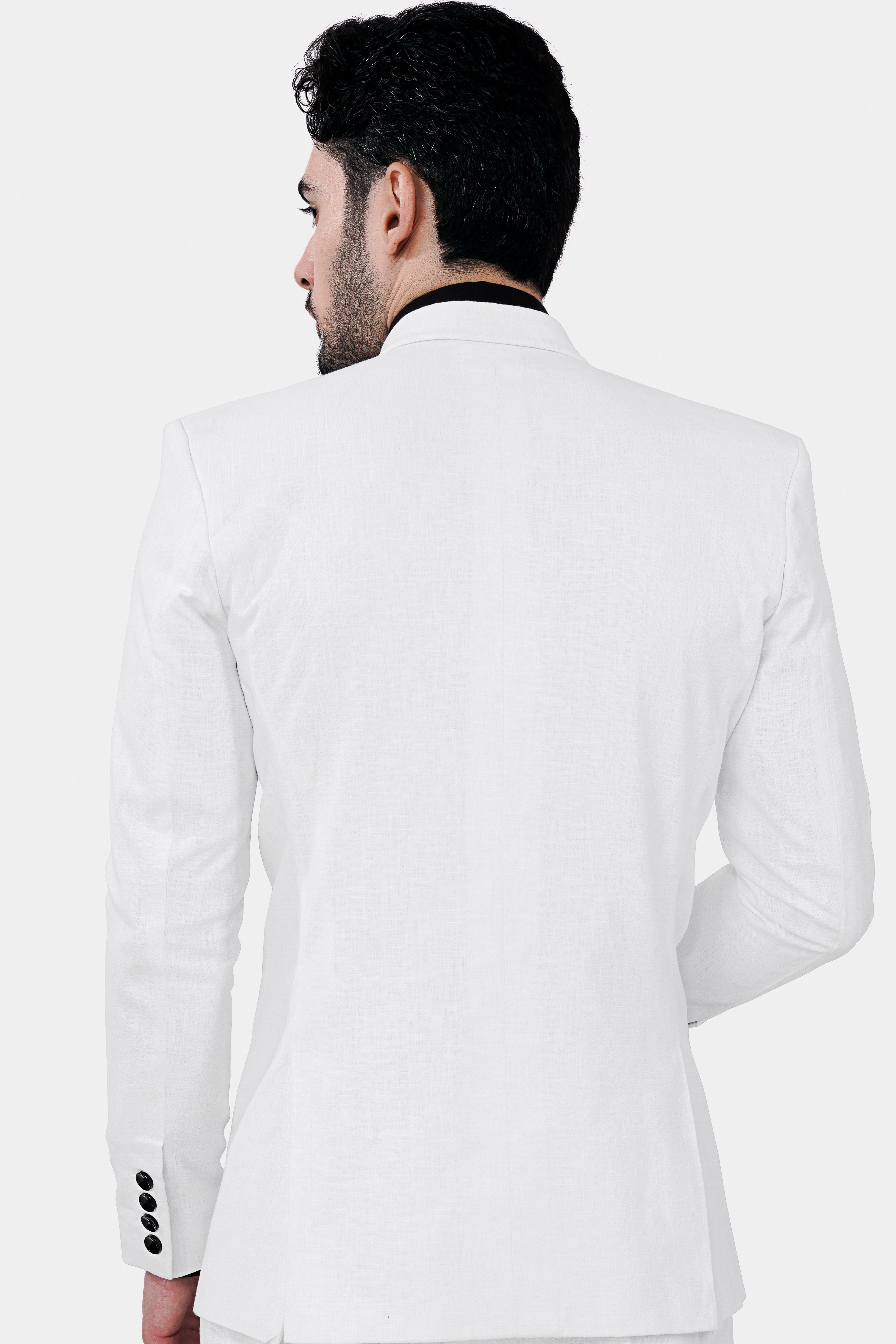 Bright White Luxurious Linen Single Breasted Blazer  ,BL3042-SB-PP-36, BL3042-SB-PP-38, BL3042-SB-PP-40, BL3042-SB-PP-42, BL3042-SB-PP-44, BL3042-SB-PP-46, BL3042-SB-PP-48, BL3042-SB-PP-50, BL3042-SB-PP-52, BL3042-SB-PP-54, BL3042-SB-PP-56, BL3042-SB-PP-58, BL3042-SB-PP-60