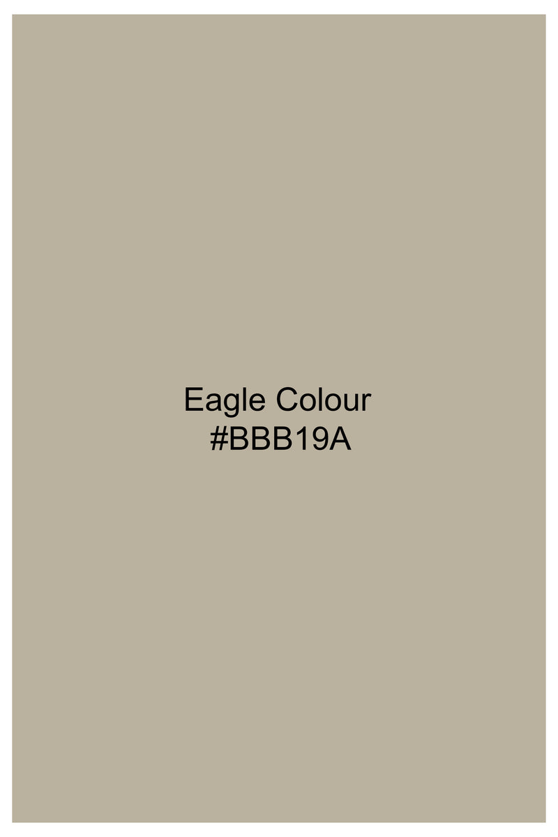 Eagle Brown Premium Cotton Double Breasted Blazer
