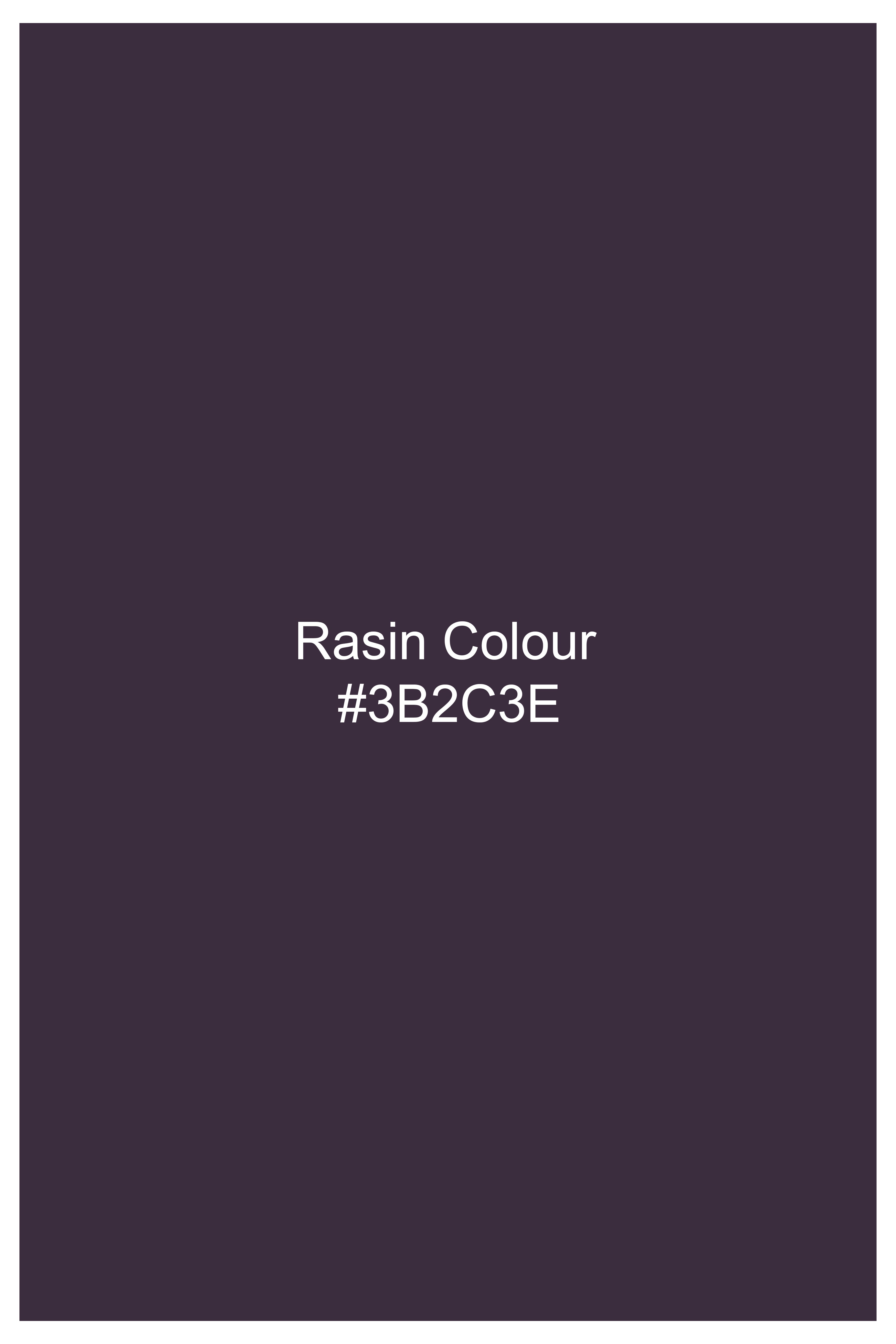 Rasin Purple Wool Rich Blazer