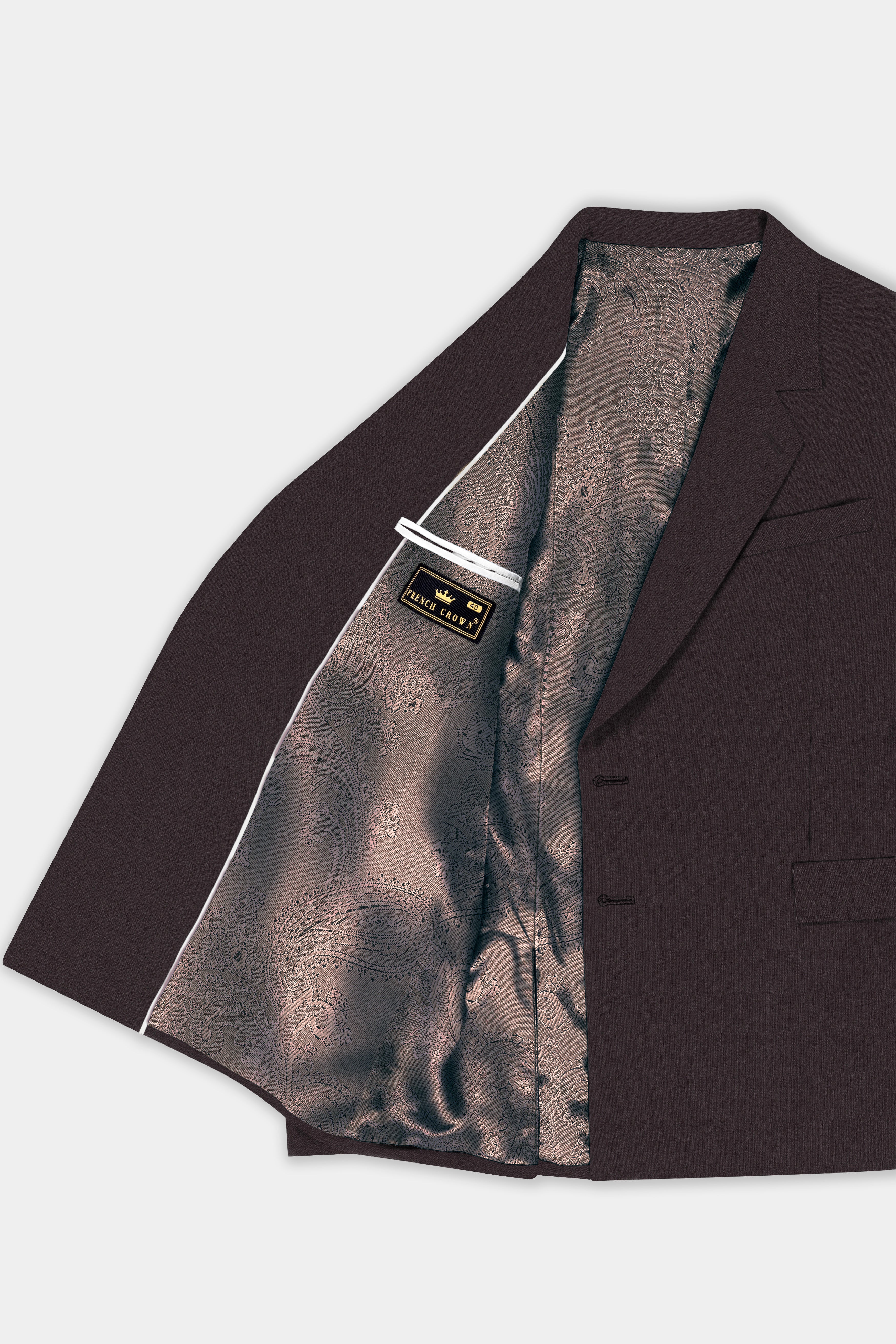 Birch Brown Wool Rich Blazer BL3334-SB-36, BL3334-SB-38, BL3334-SB-40, BL3334-SB-42, BL3334-SB-44, BL3334-SB-46, BL3334-SB-48, BL3334-SB-50, BL3334-SB-52, BL3334-SB-54, BL3334-SB-56, BL3334-SB-58, BL3334-SB-60
