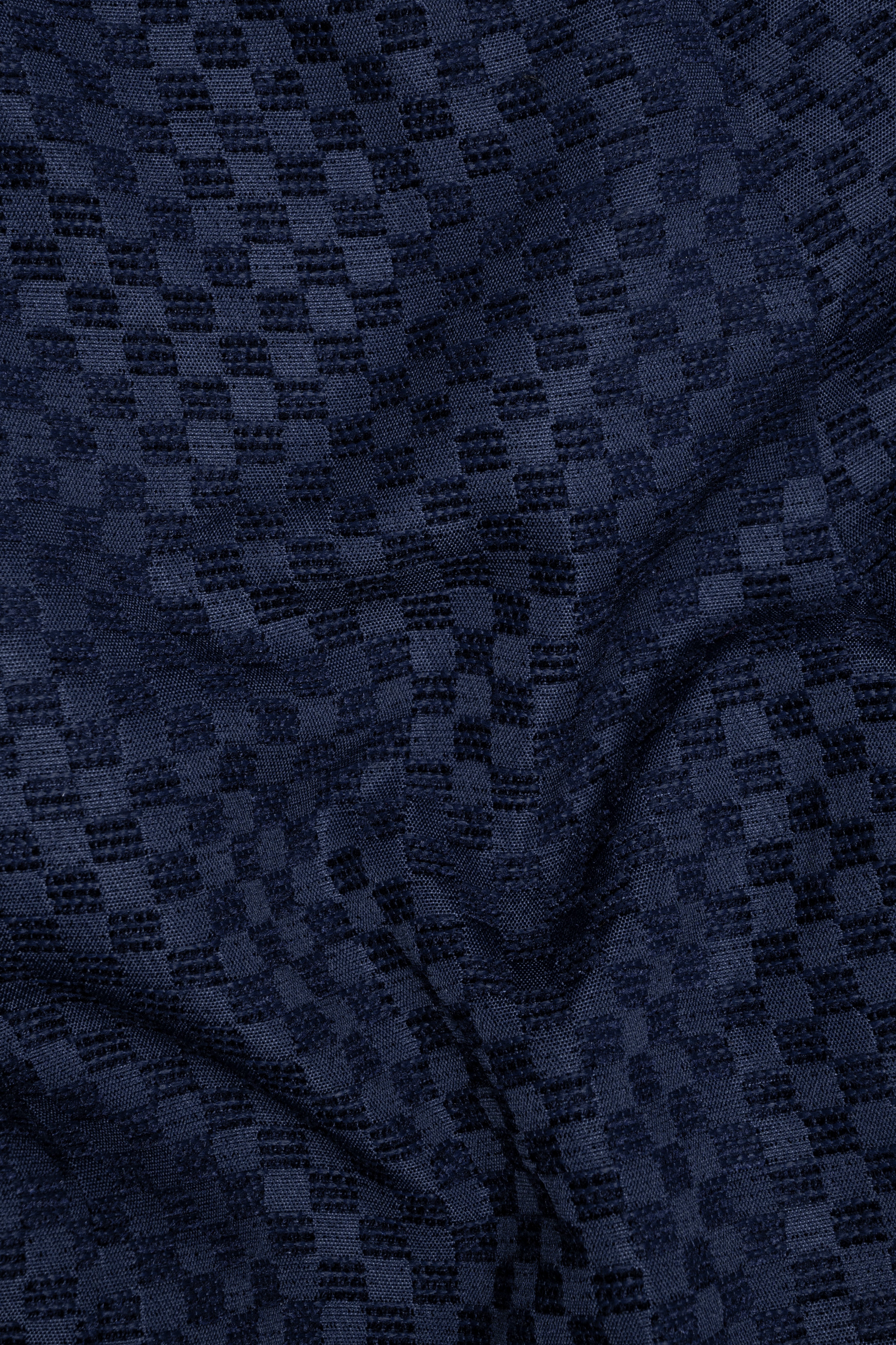 Midnight Blue Textured Single Breasted Blazer BL3338-SB-36, BL3338-SB-38, BL3338-SB-40, BL3338-SB-42, BL3338-SB-44, BL3338-SB-46, BL3338-SB-48, BL3338-SB-50, BL3338-SB-52, BL3338-SB-54, BL3338-SB-56, BL3338-SB-58, BL3338-SB-60