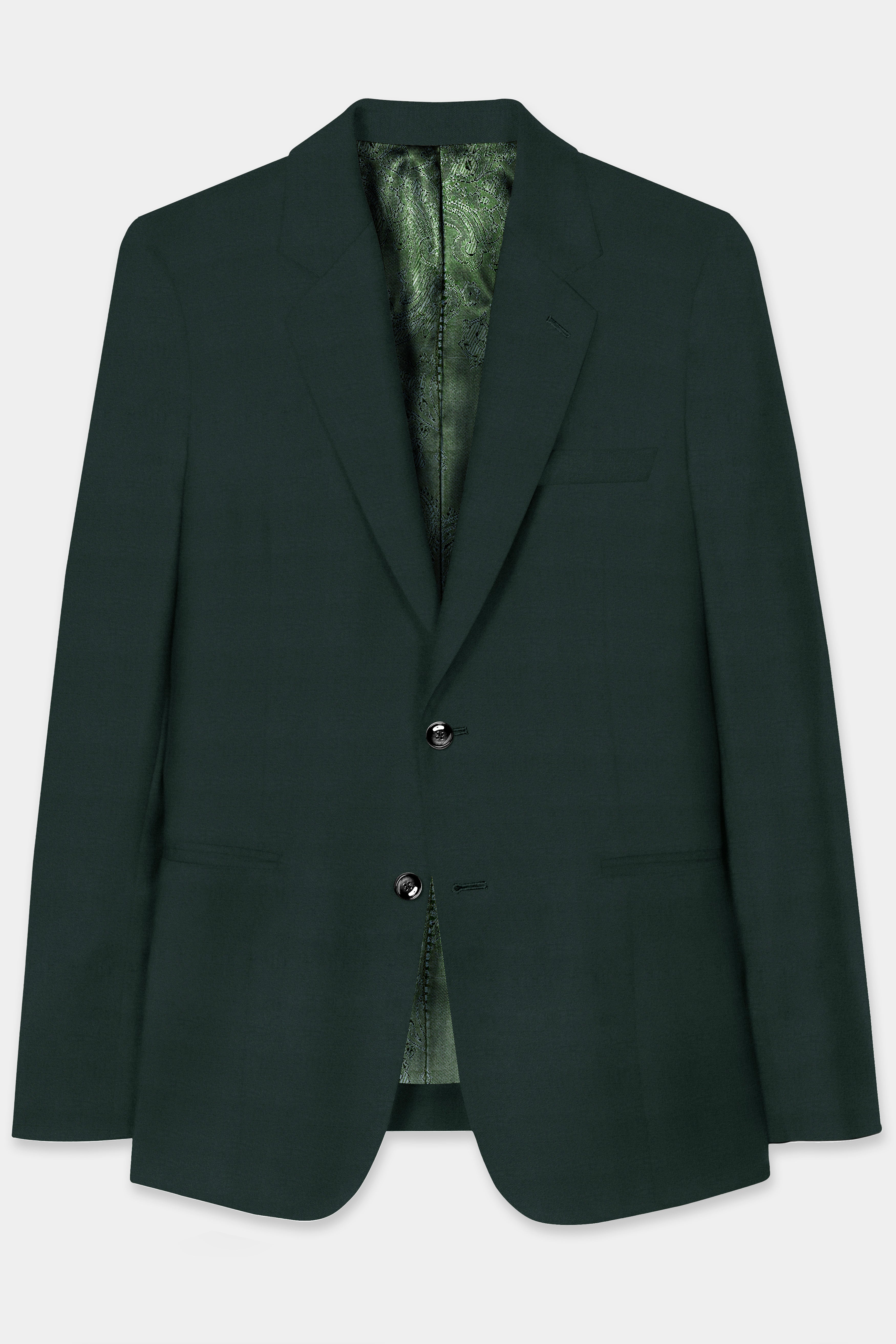 Celtic Green Wool Rich Blazer