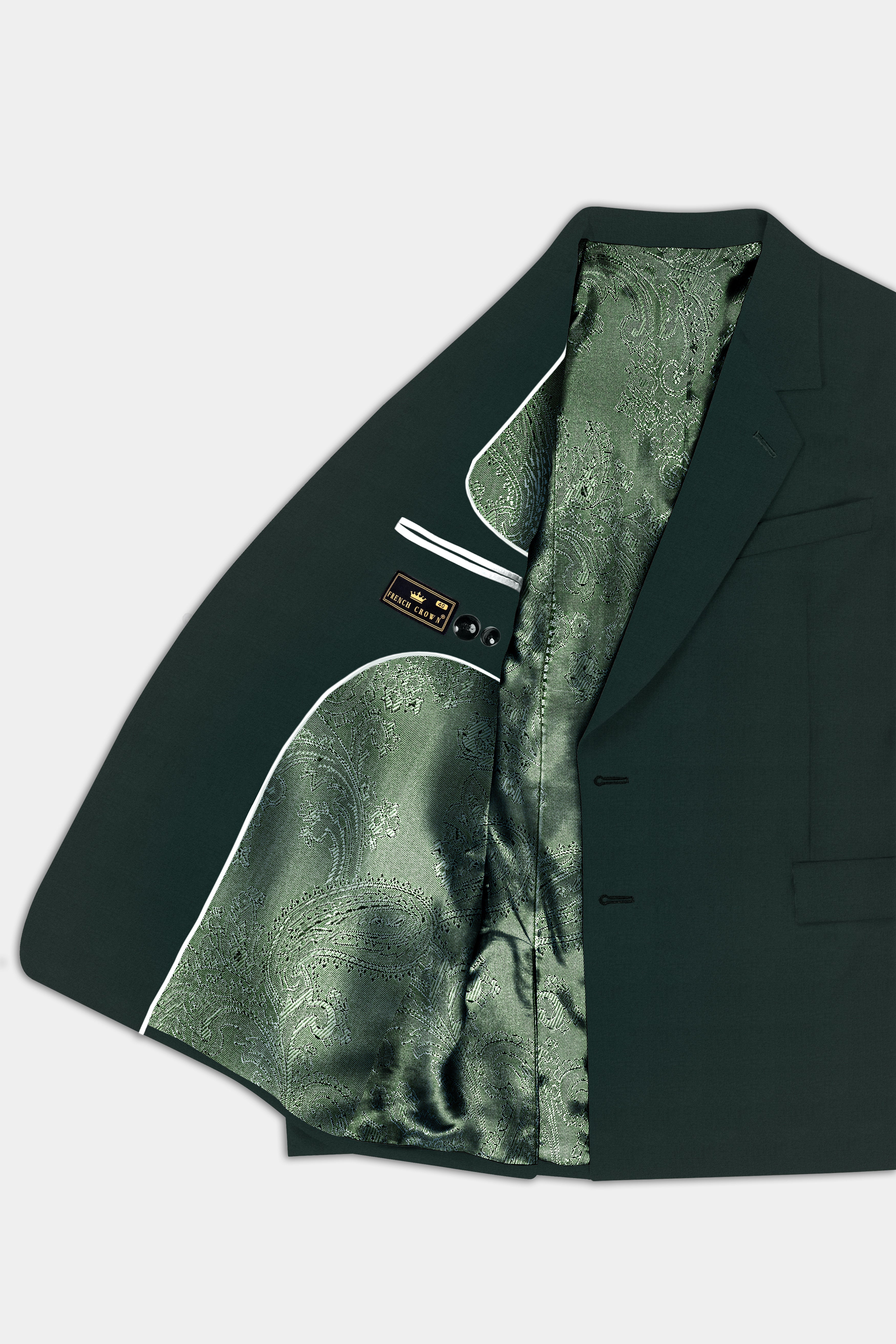 Celtic Green Wool Rich Blazer