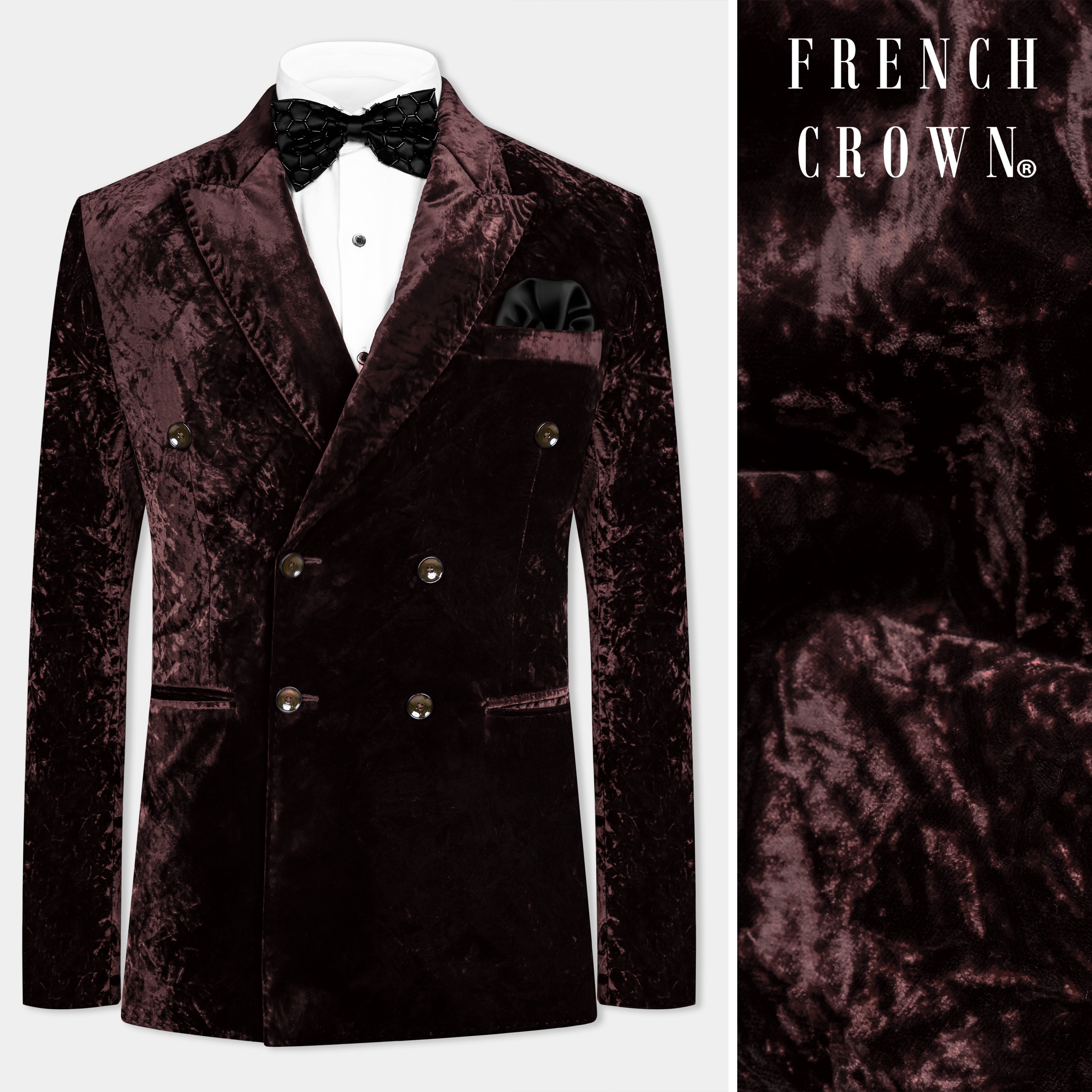 Crushed velvet jacket mens hotsell