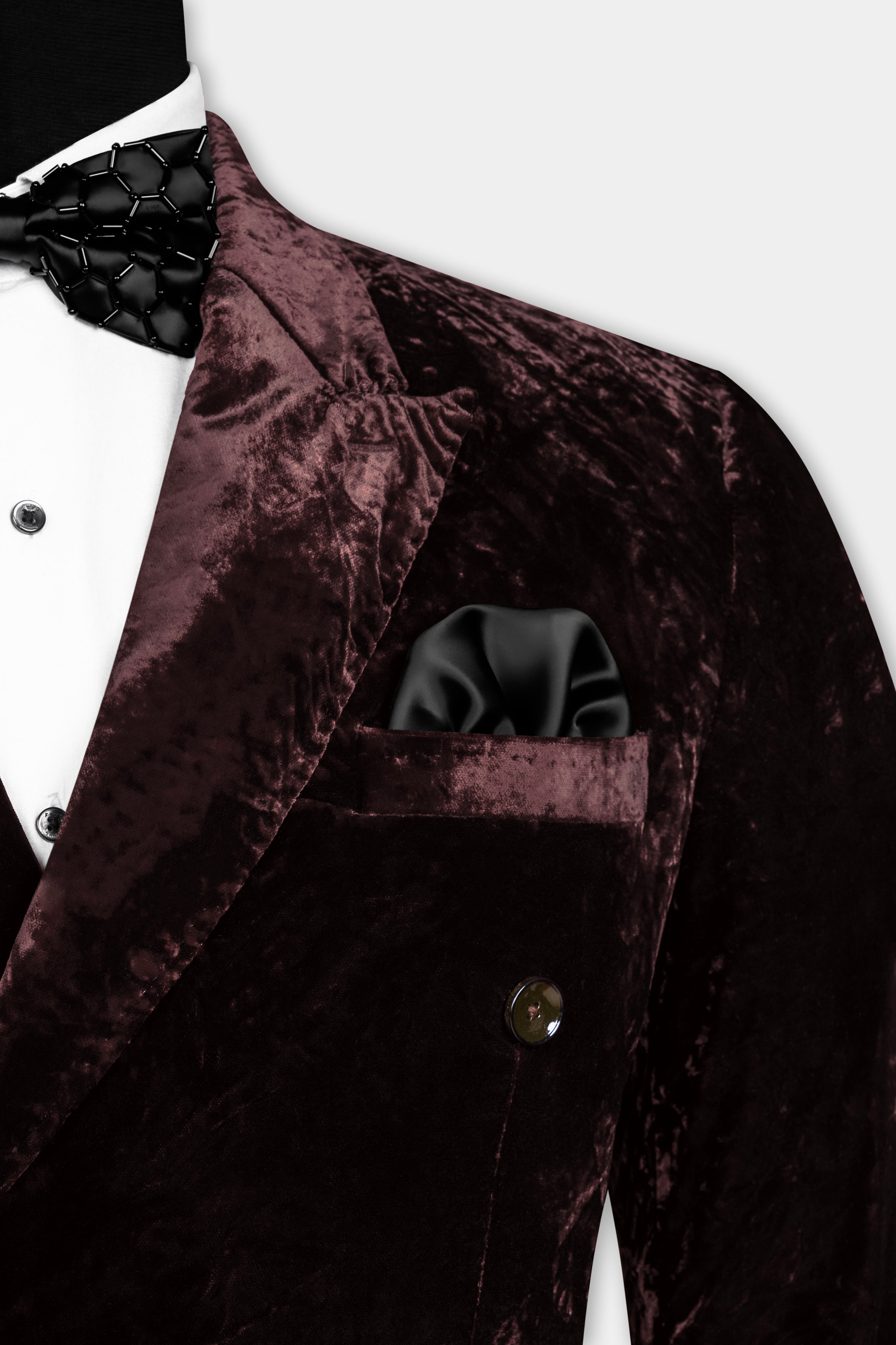 Crushed velvet jacket outlet mens