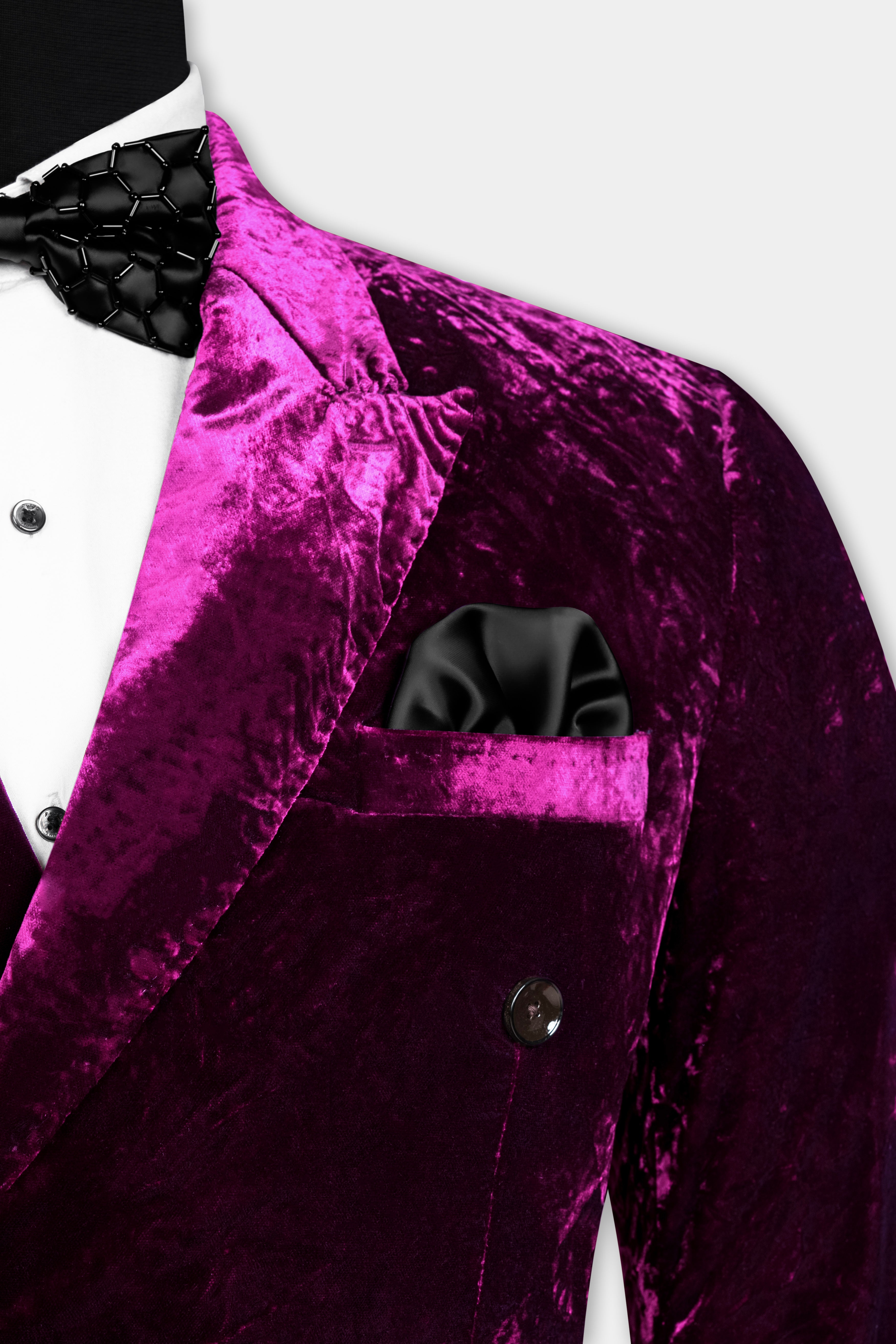 Purple crushed velvet on sale jacket